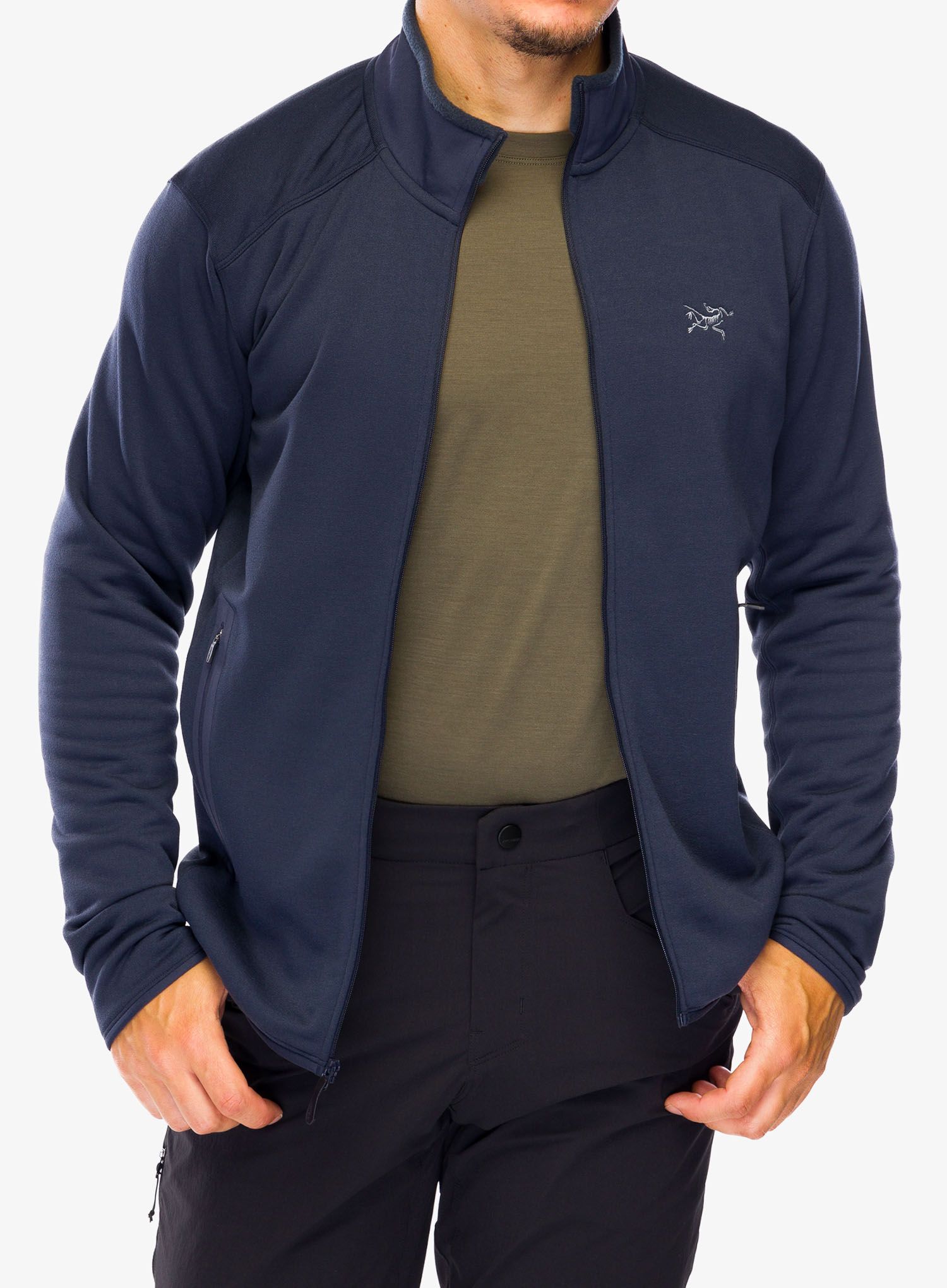 Fleece mikina Arcteryx Kyanite Jacket - black sapphire