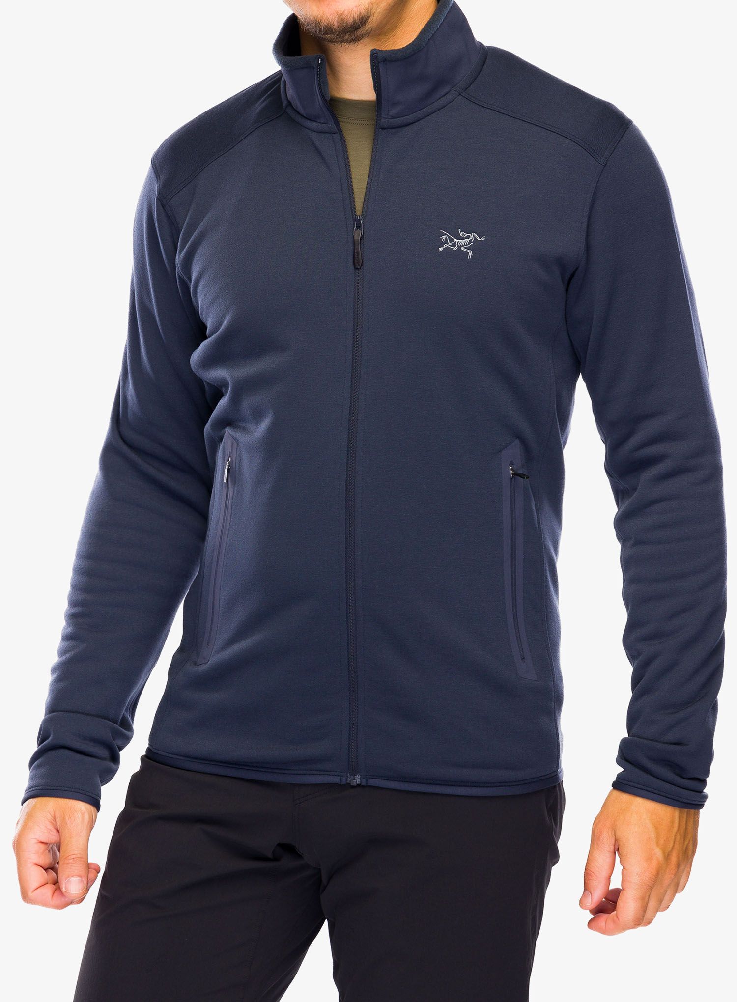 Fleece mikina Arcteryx Kyanite Jacket - black sapphire