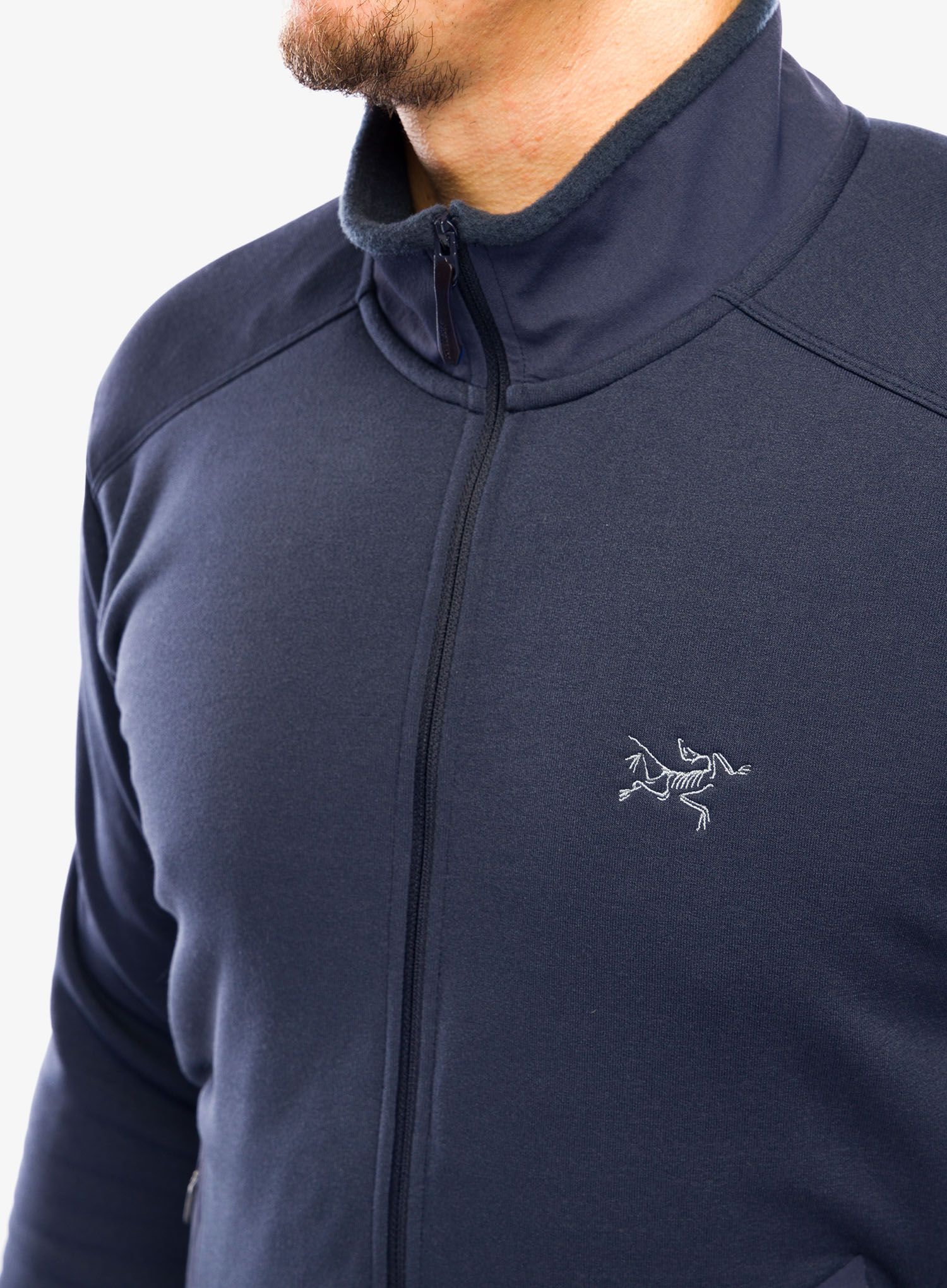 Fleece mikina Arcteryx Kyanite Jacket - black sapphire