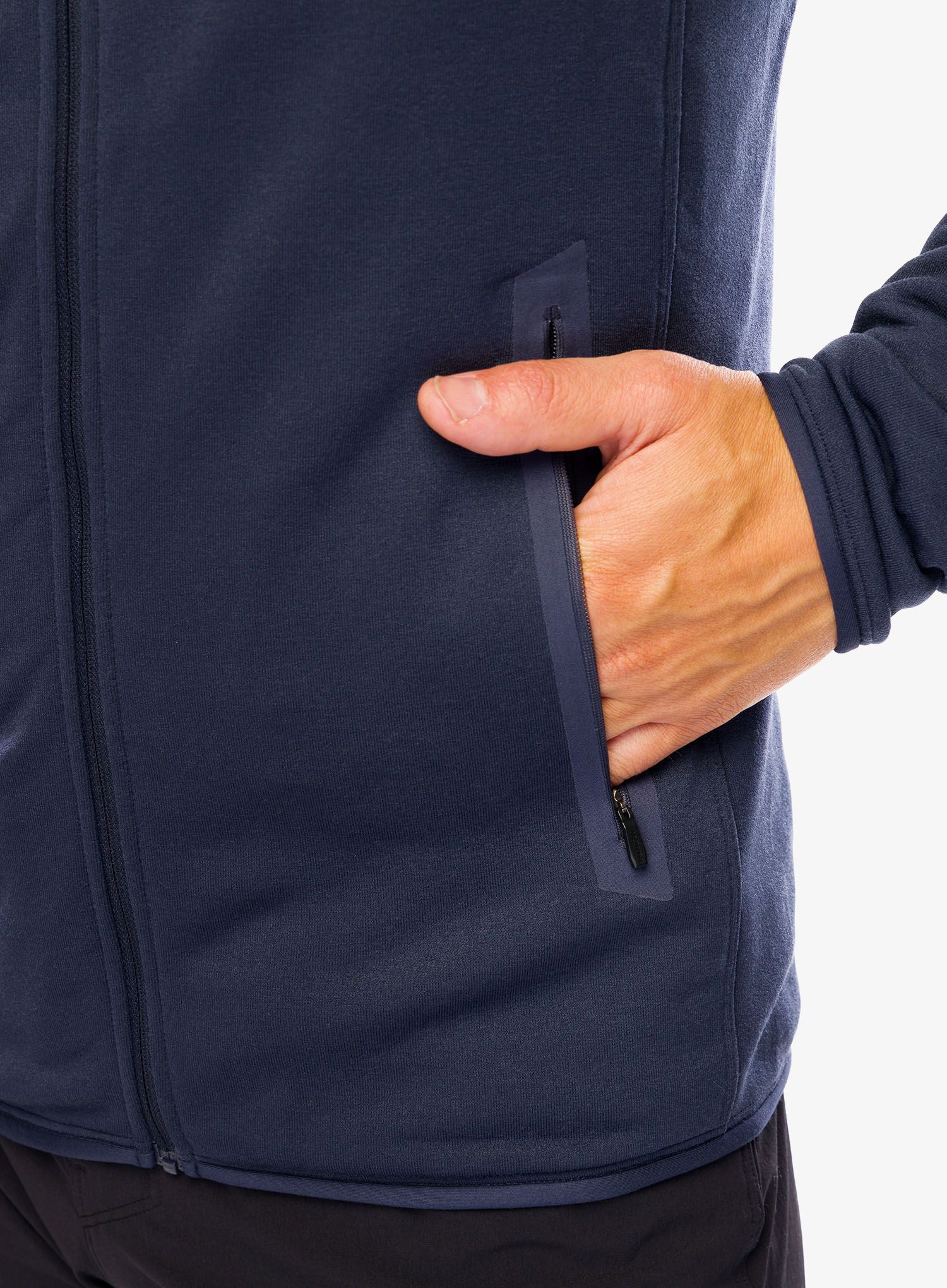 Fleece mikina Arcteryx Kyanite Jacket - black sapphire
