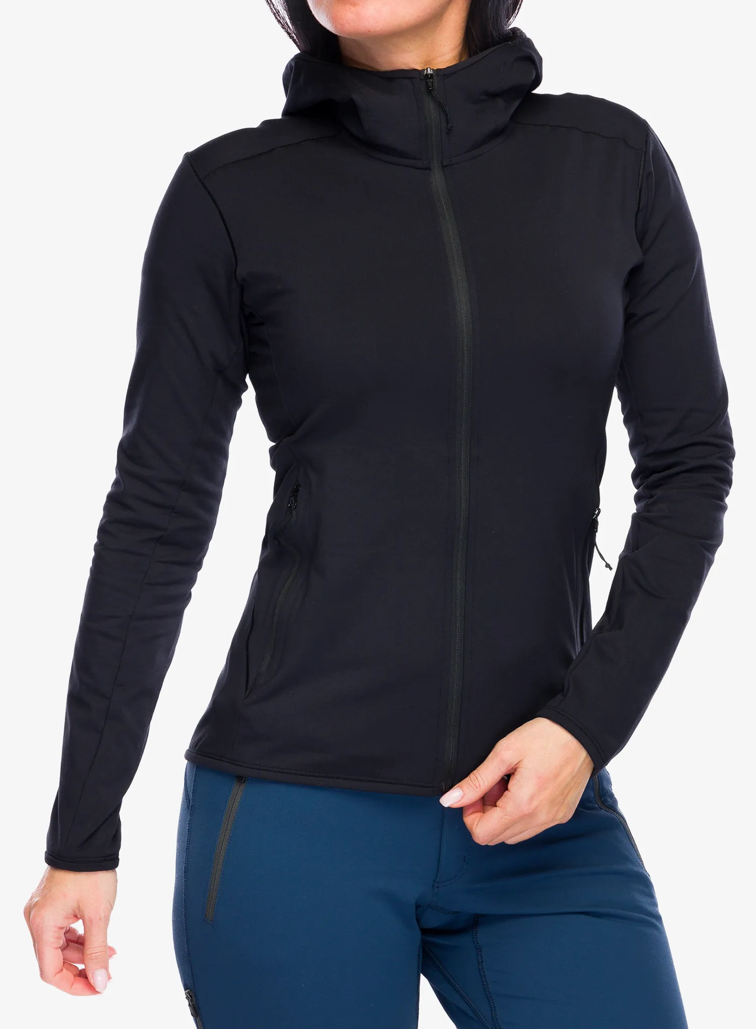 Dámská trekingová mikina Arcteryx Kyanite LT Hoody - black
