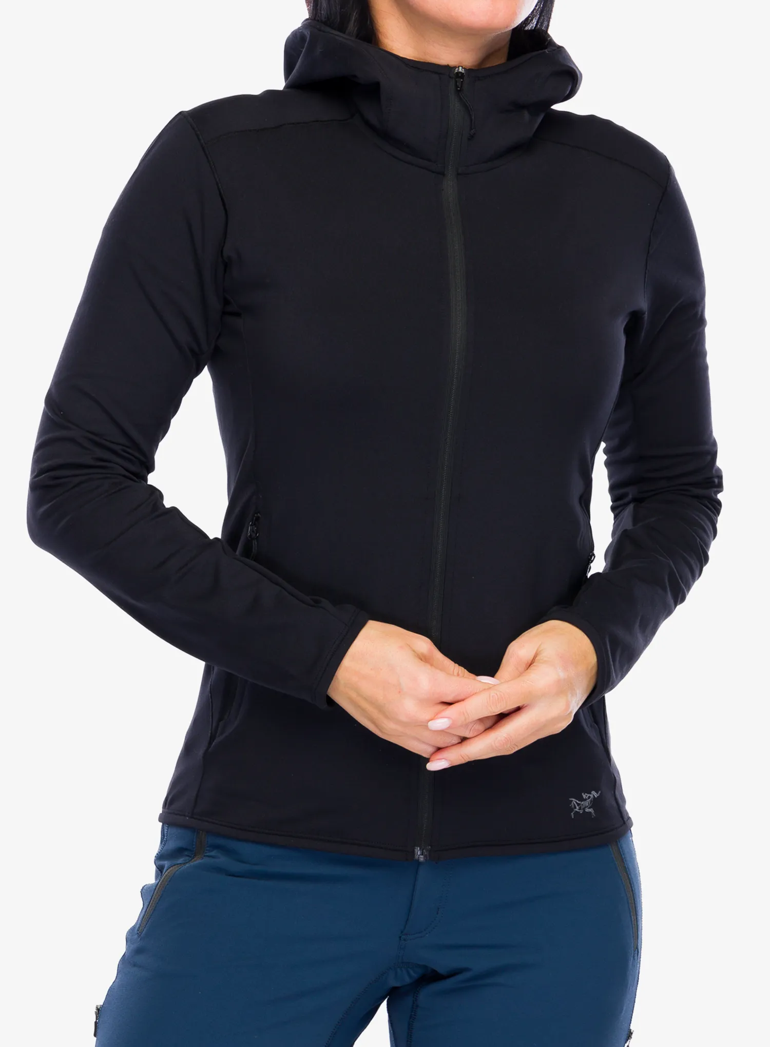 Dámská trekingová mikina Arcteryx Kyanite LT Hoody - black