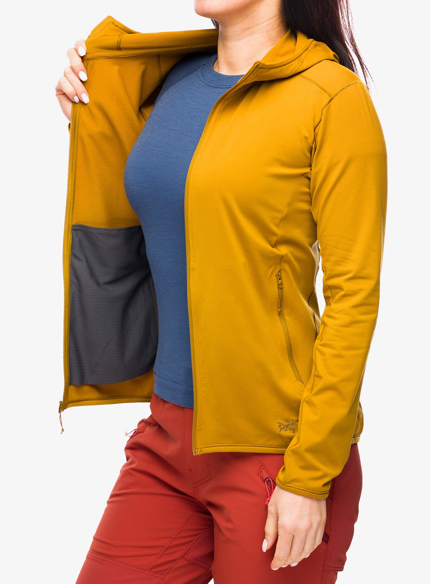 Outdoor mikina dámská Arcteryx Kyanite LT Hoody - yukon