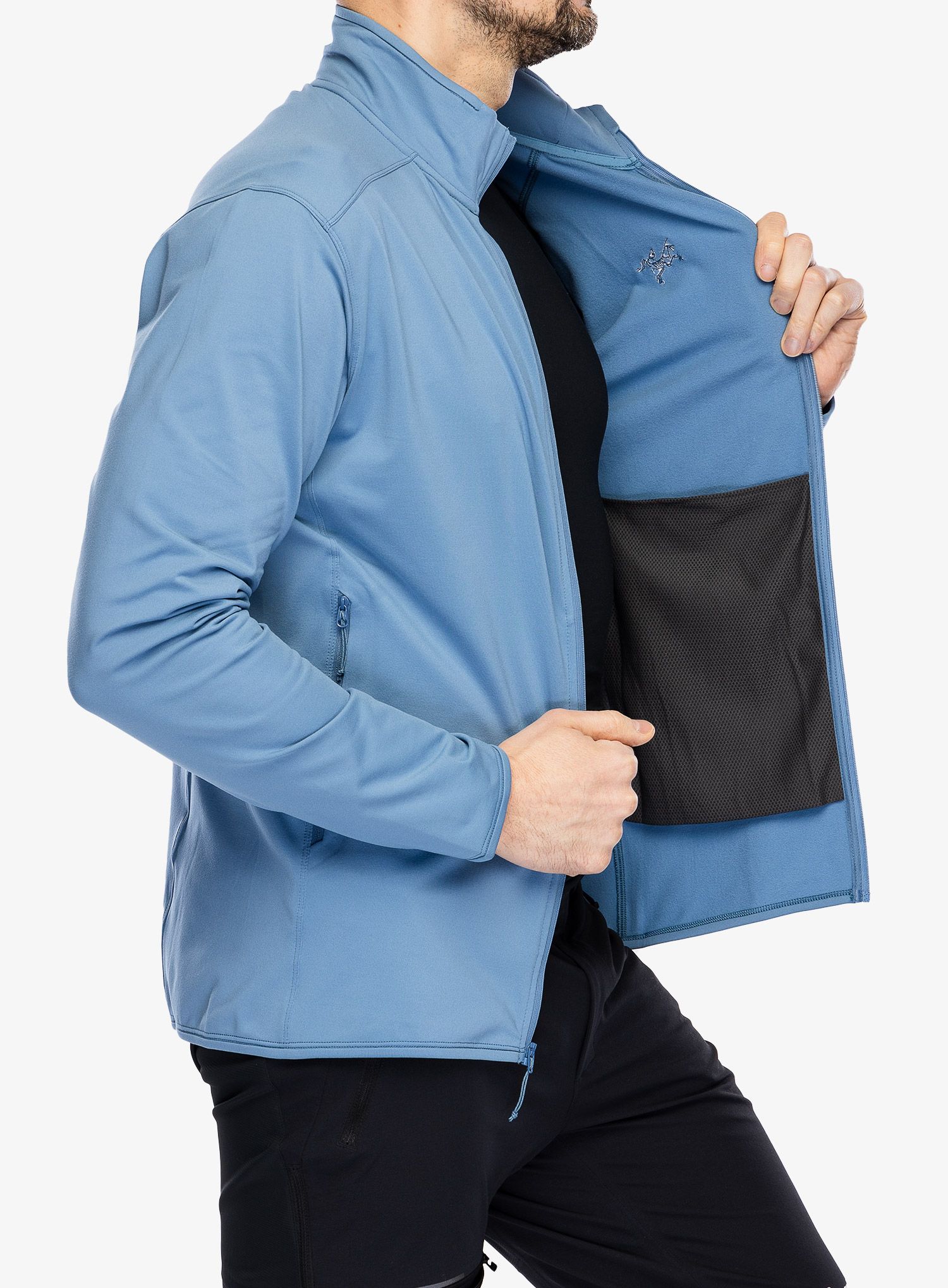 Rozepínací mikina Arcteryx Kyanite Lightweight Jacket - stone wash