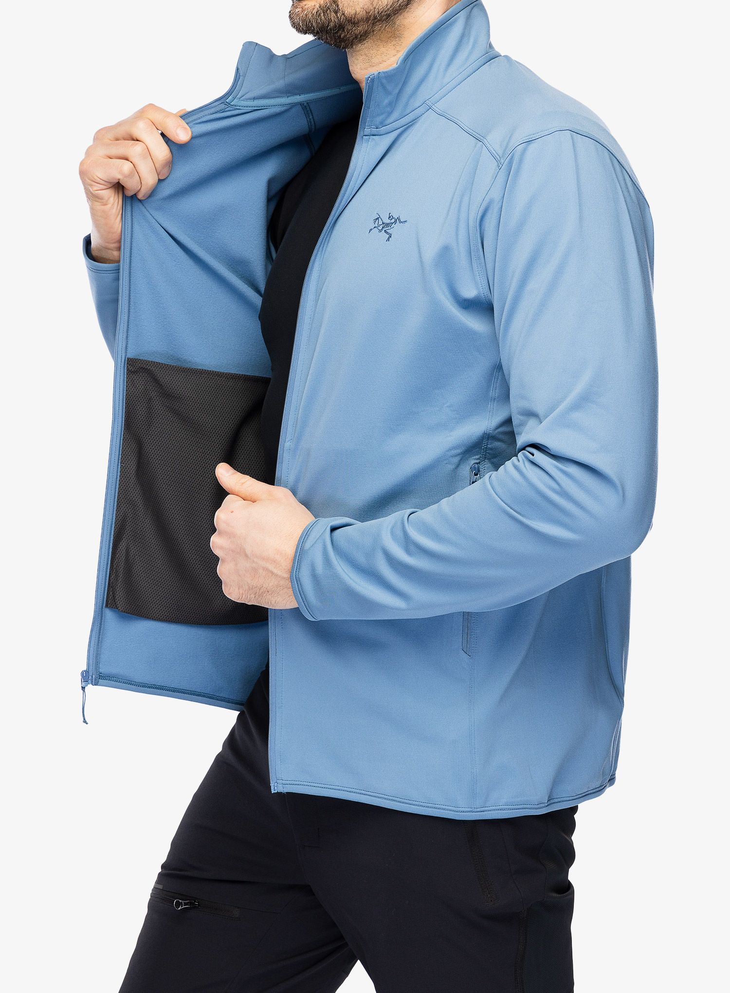 Rozepínací mikina Arcteryx Kyanite Lightweight Jacket - stone wash