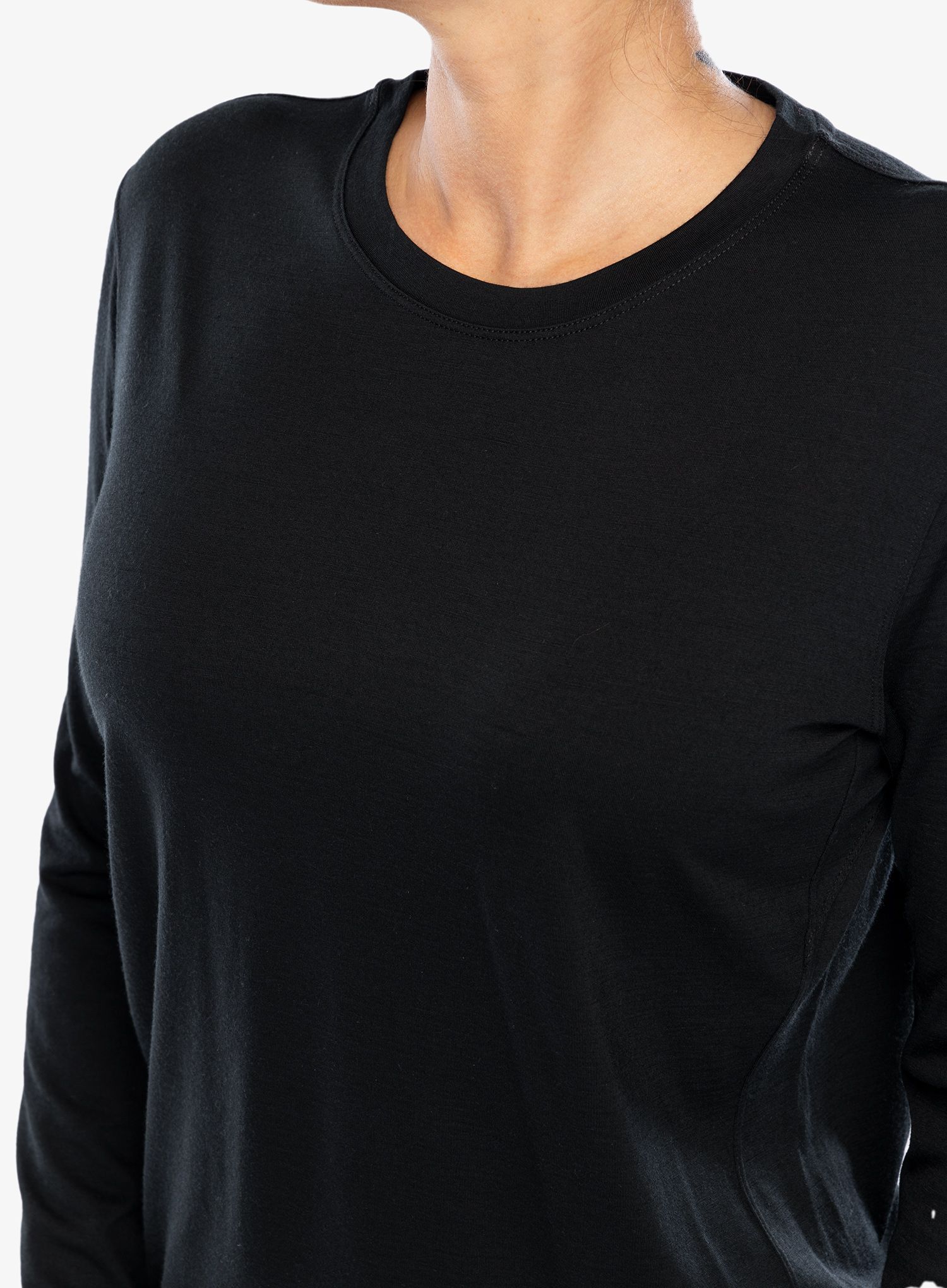 Dámské tričko s dlouhým rukávem Arcteryx Lana Merino Wool Crew Neck Shirt LS - black
