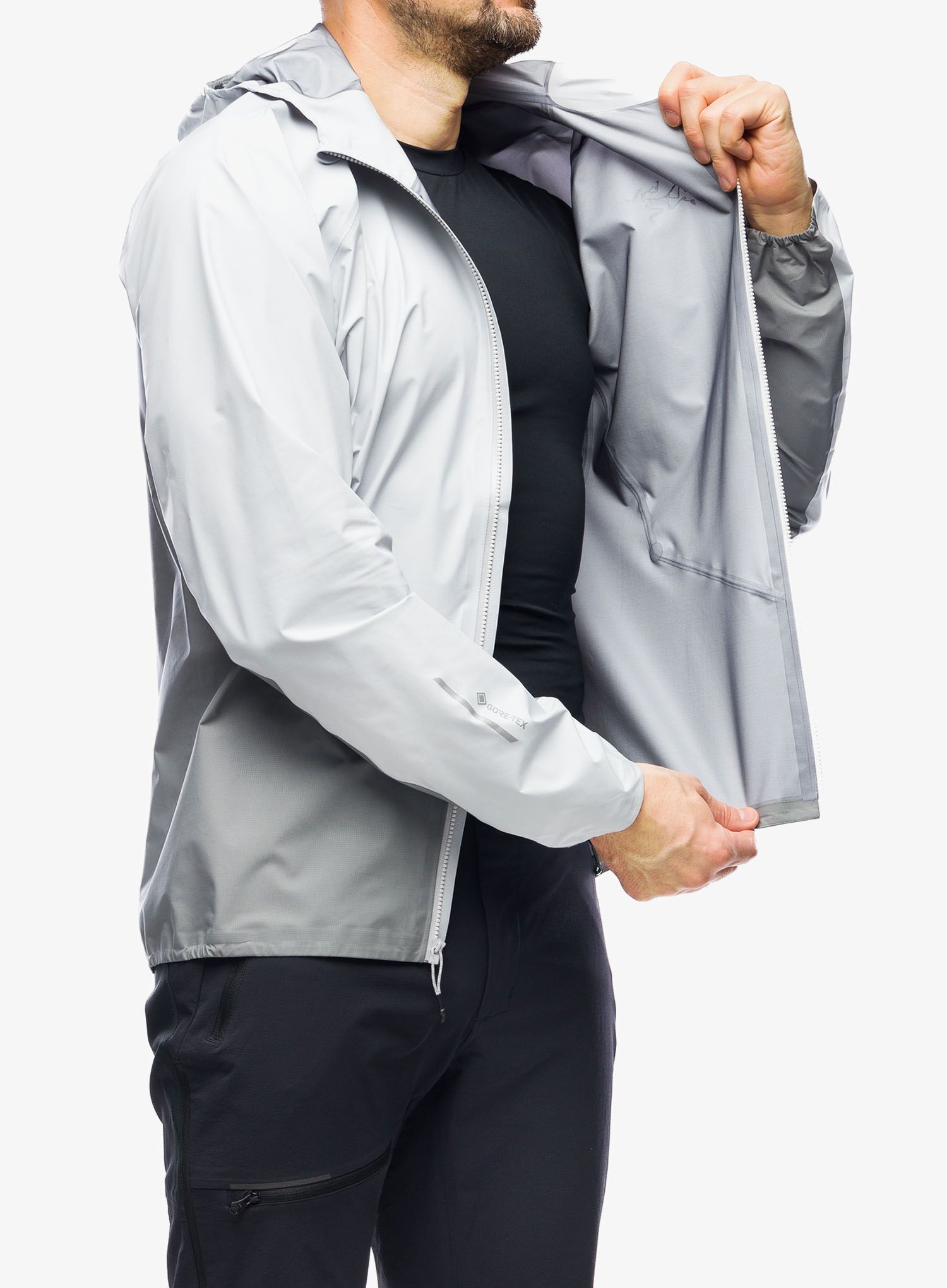 Bunda na běhání Arcteryx Norvan Shell Jacket - solitude/void