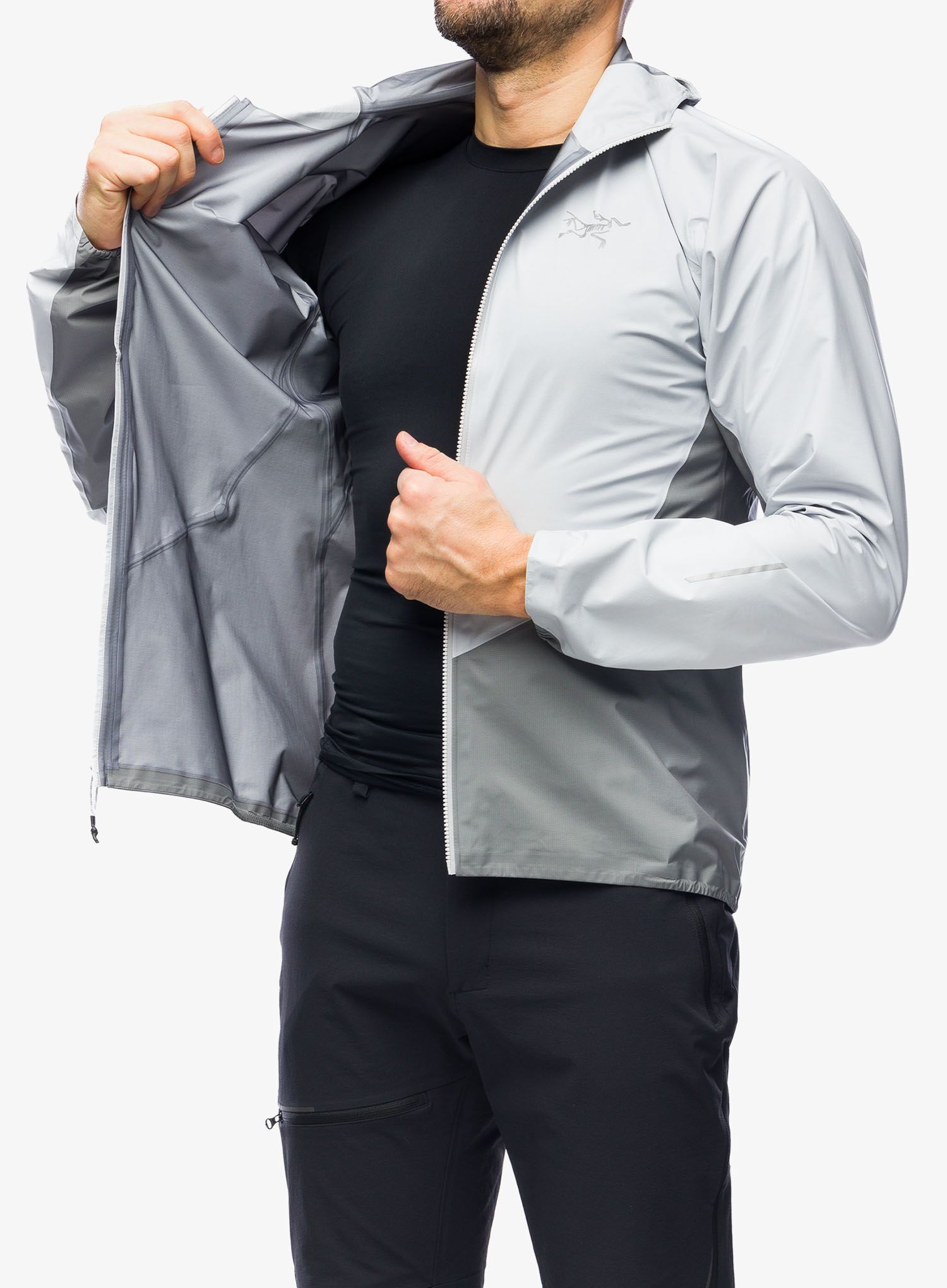 Bunda na běhání Arcteryx Norvan Shell Jacket - solitude/void
