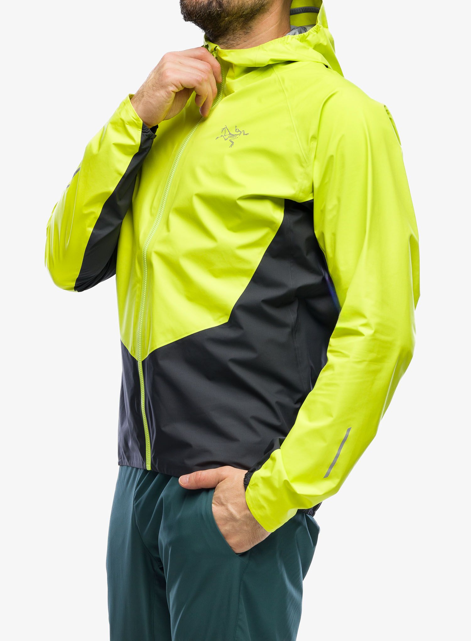 Bunda na běhání Arcteryx Norvan Shell Jacket - sprint/graphite
