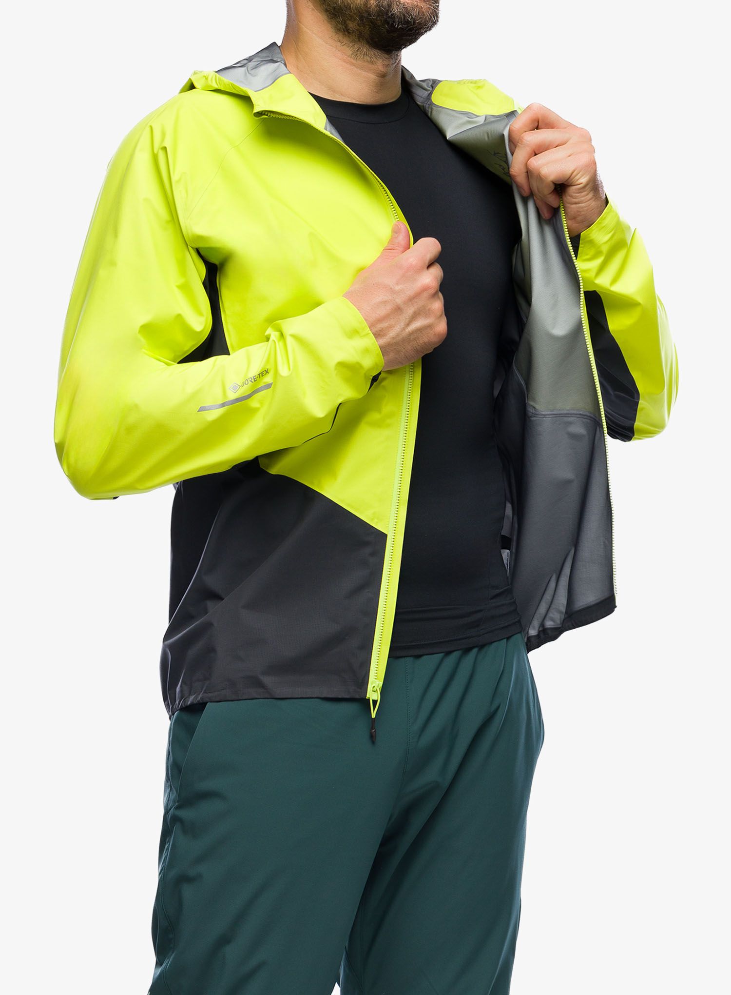 Bunda na běhání Arcteryx Norvan Shell Jacket - sprint/graphite