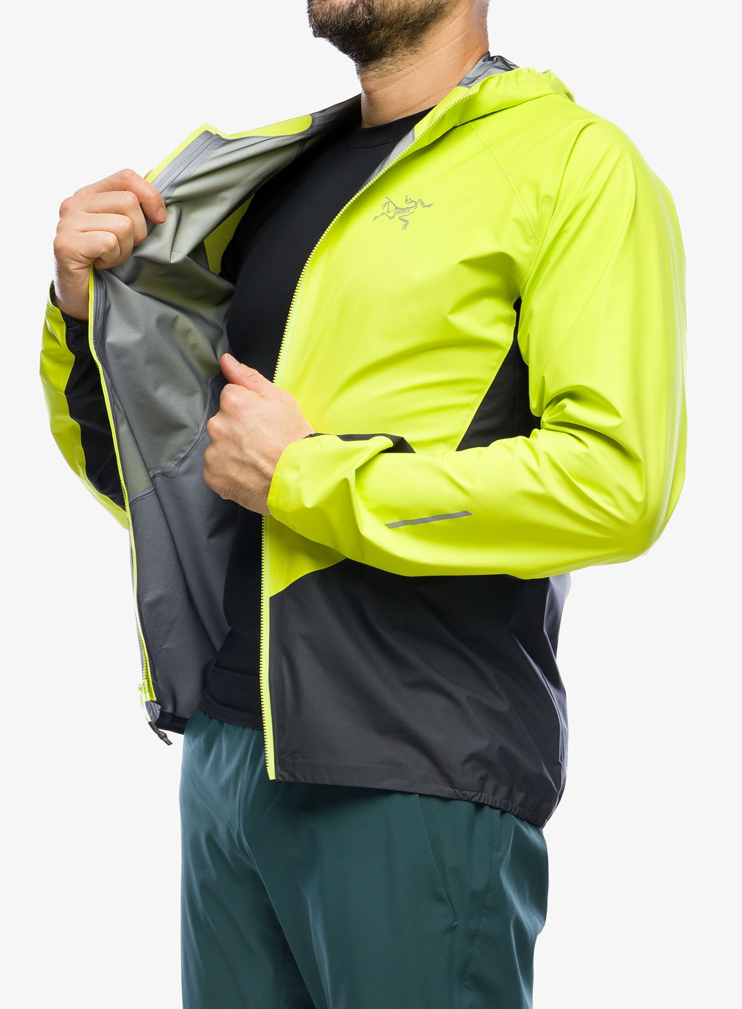 Bunda na běhání Arcteryx Norvan Shell Jacket - sprint/graphite