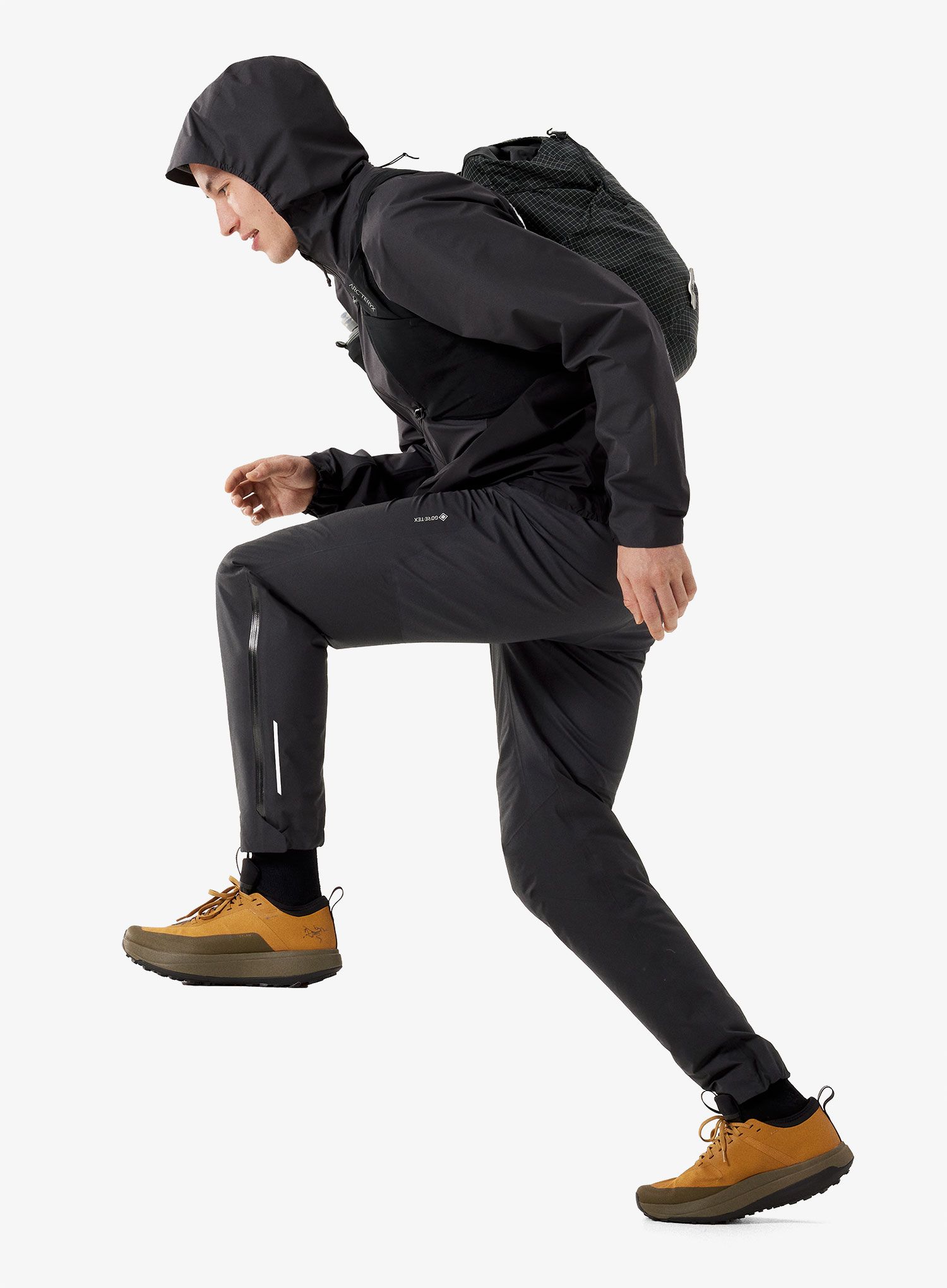 Běžecké kalhoty Arcteryx Norvan Shell Pant - black