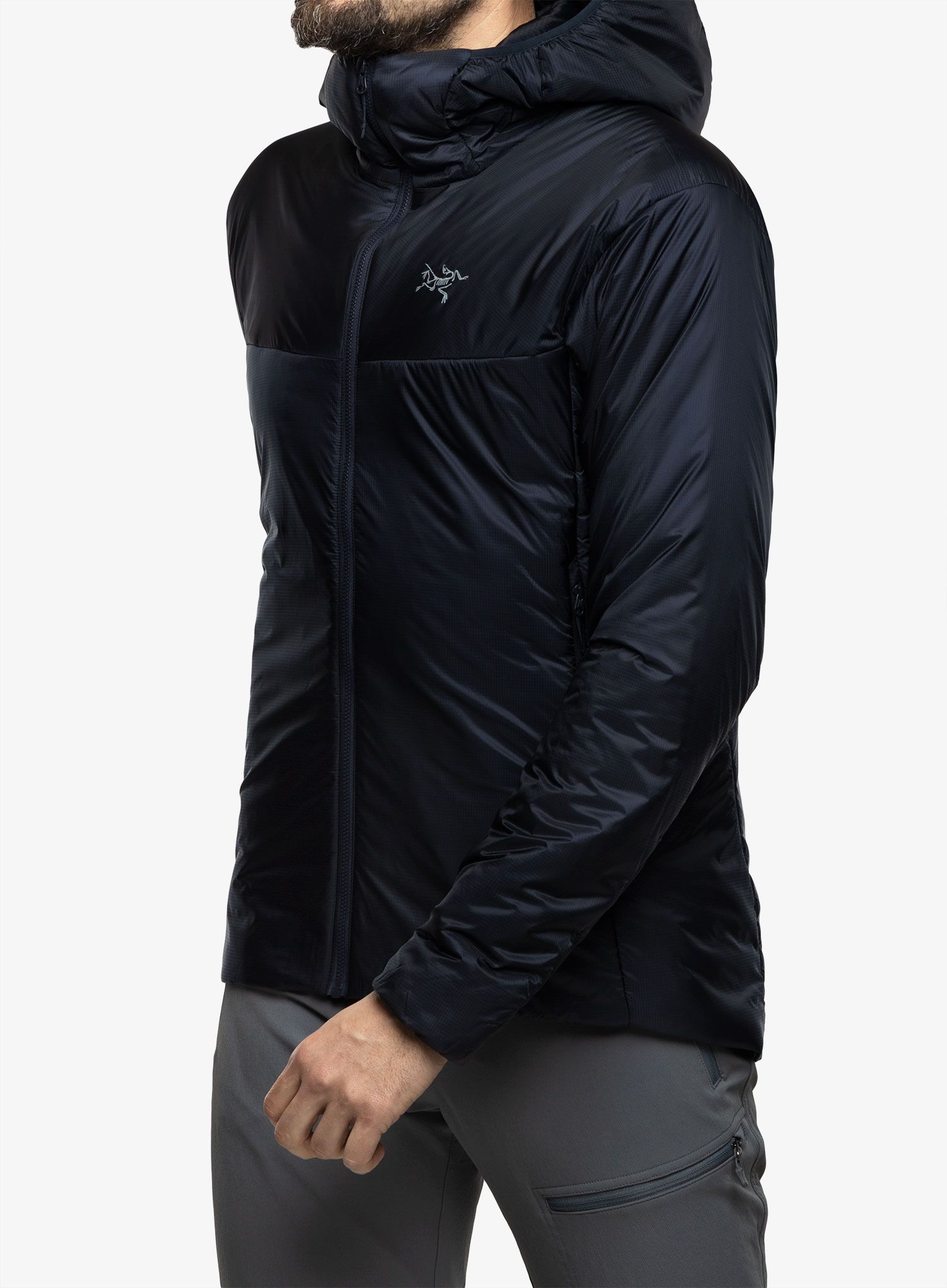 Zateplená bunda Arcteryx Nuclei Hoody - black sapphire