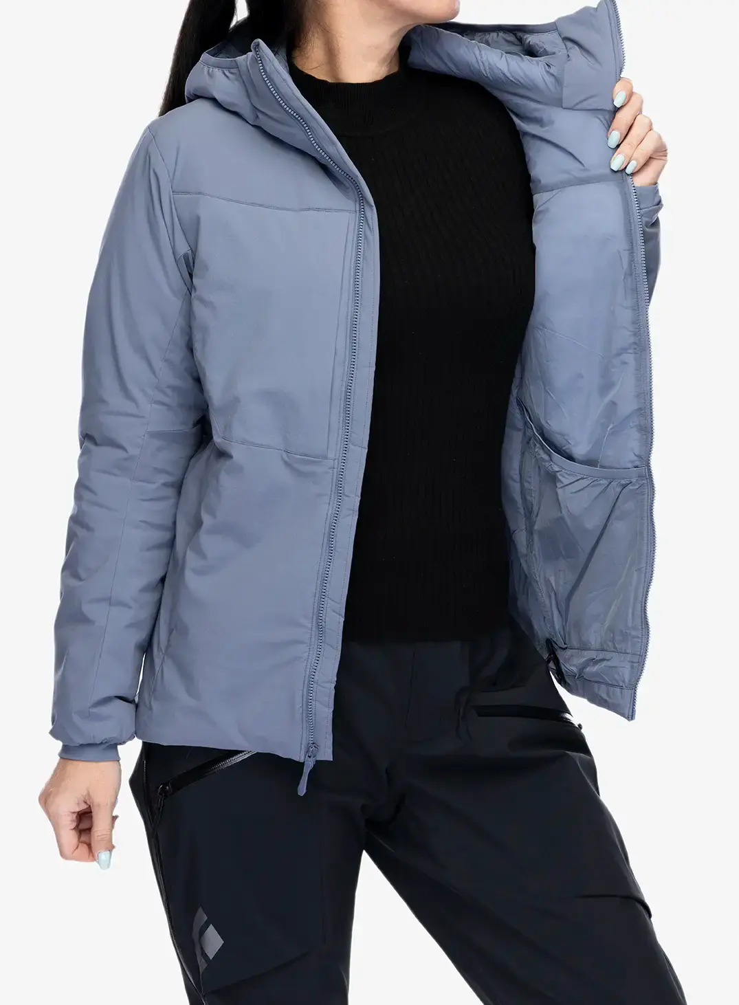 Zateplená bunda dámská Arcteryx Proton Heavyweight Hoody - blue