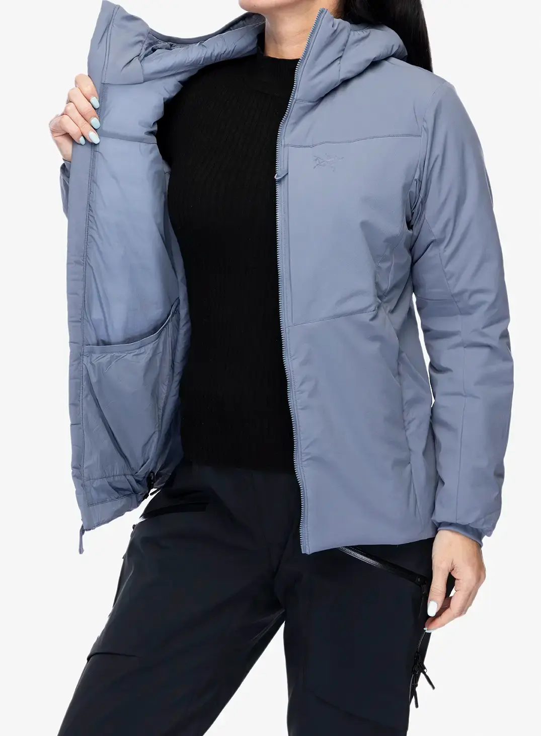 Zateplená bunda dámská Arcteryx Proton Heavyweight Hoody - blue