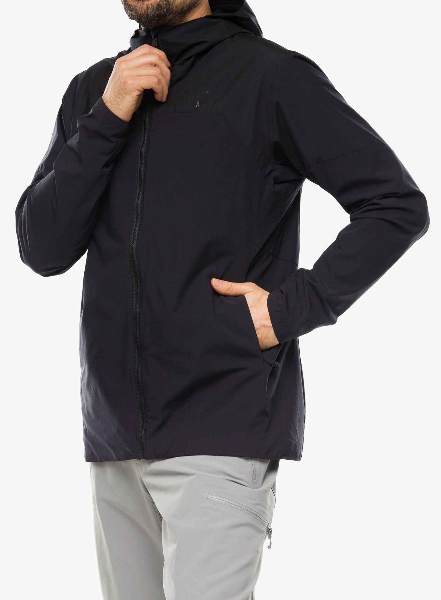 Hybridní bunda Arcteryx Proton Hybrid Hoody - black
