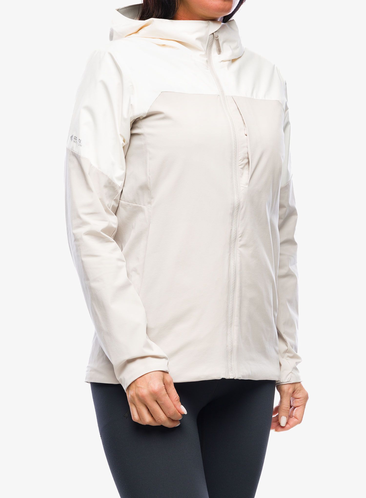 Hybridní bunda dámská Arcteryx Proton Hybrid Hoody - neutral zone