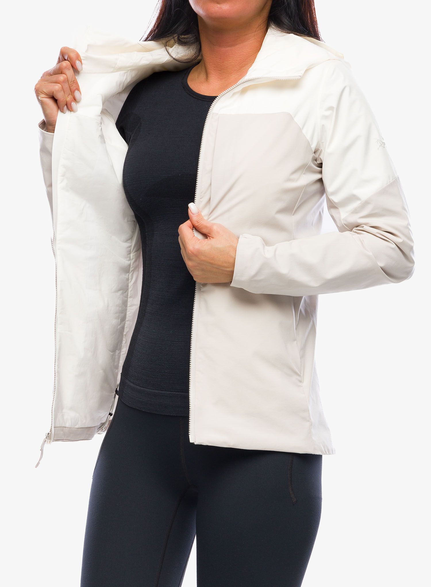 Hybridní bunda dámská Arcteryx Proton Hybrid Hoody - neutral zone