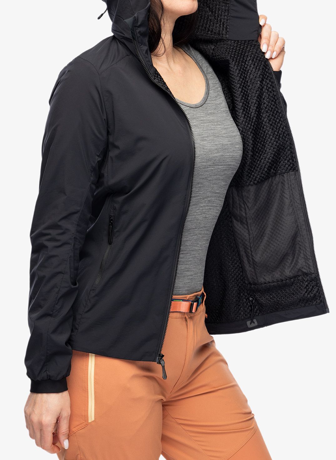 Zateplená bunda dámská Arcteryx Proton Lightweight Hoody - black/black