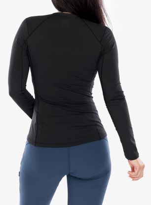 Dámská funkční mikina Arcteryx Rho Crew Neck LS - black/black