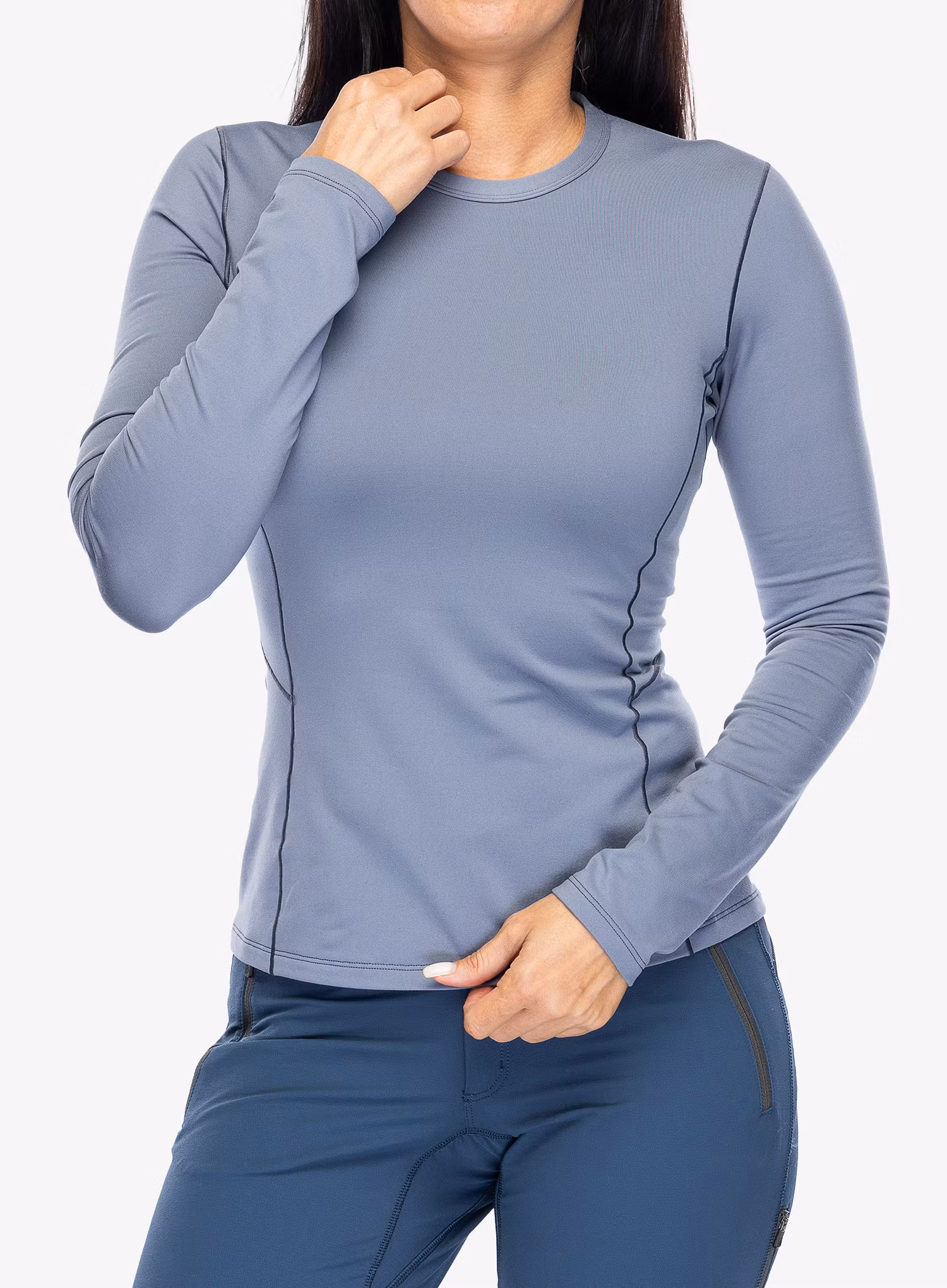 Dámská funkční mikina Arcteryx Rho Crew Neck LS - stratus