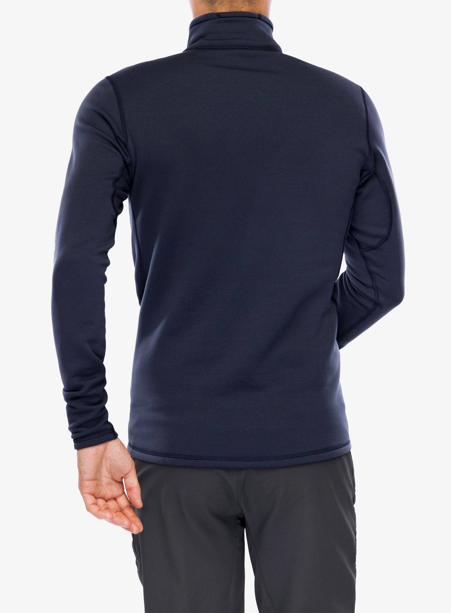 Funkční mikina Arcteryx Rho Heavyweight Zip Neck - black sapphire