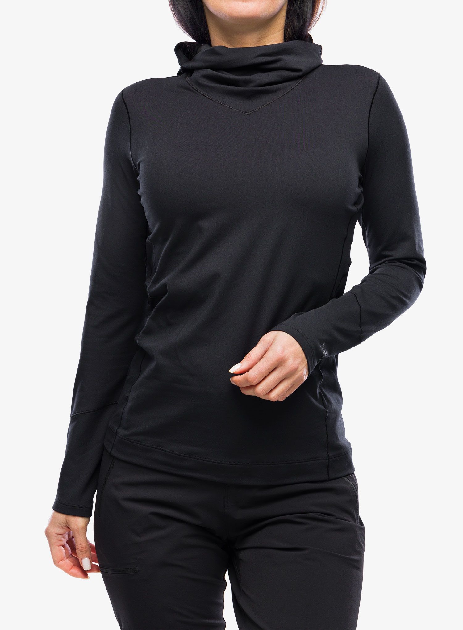 Dámská funkční mikina Arcteryx Rho Hoody - black