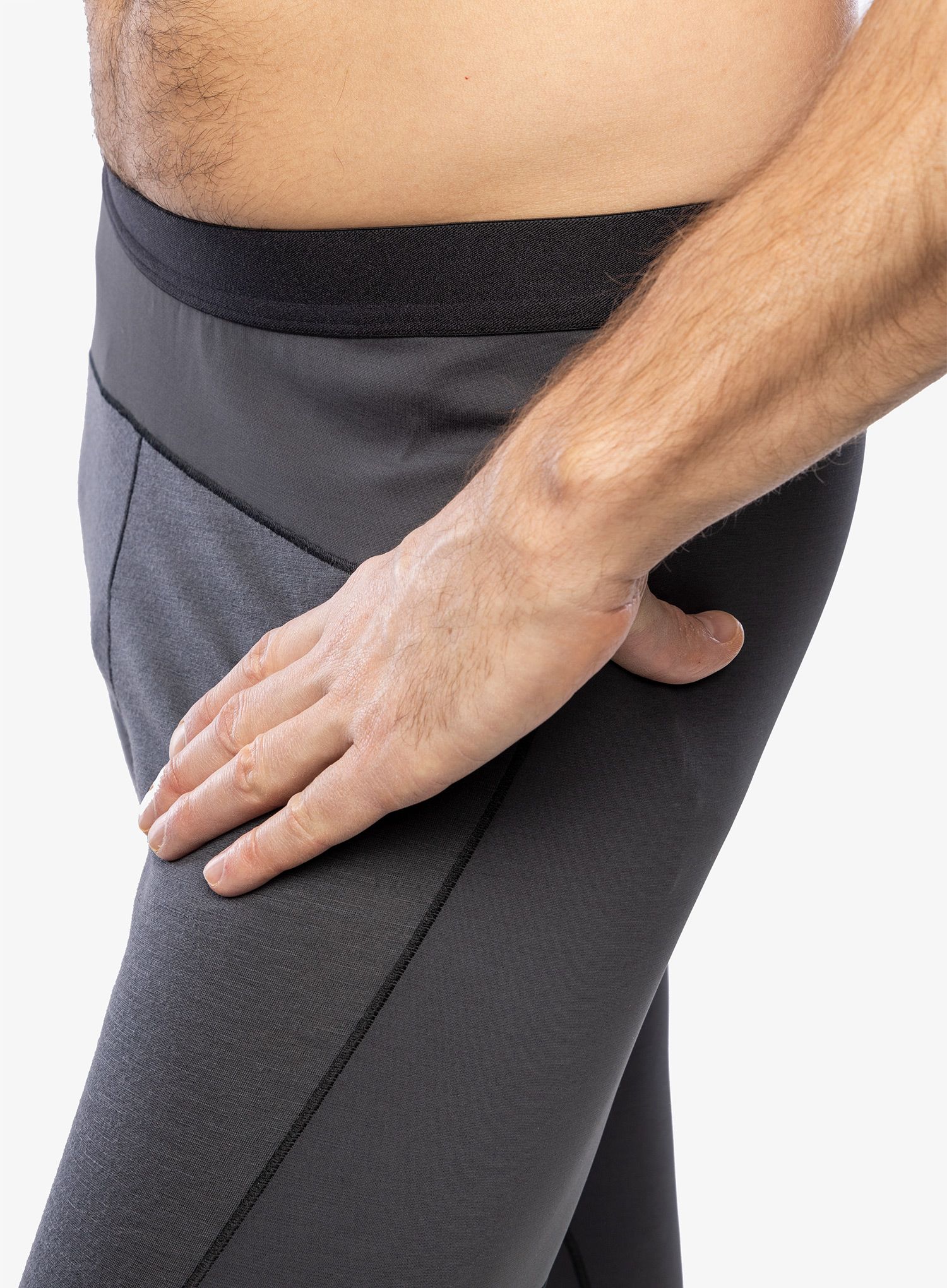 Termolegíny Arcteryx Rho Hybrid Bottom - graphite