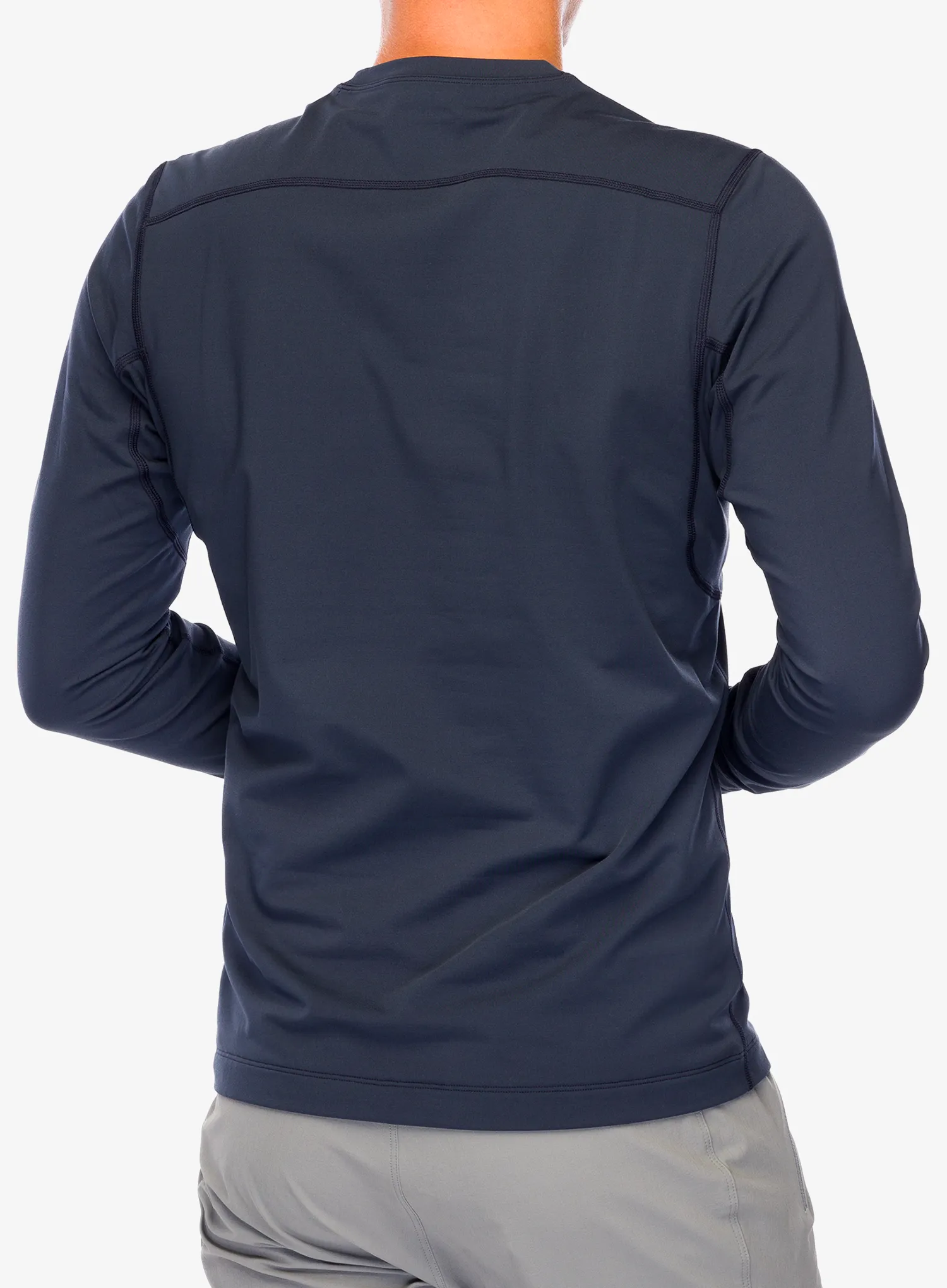 Funkční mikina Arcteryx Rho LT Crew Neck - black sapphire