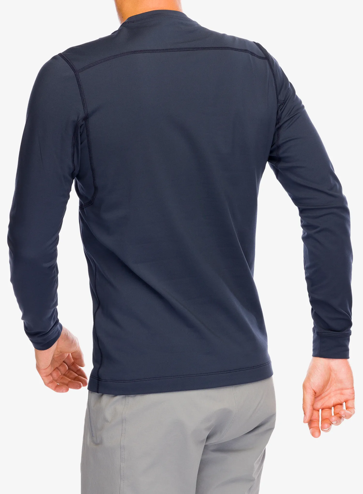 Funkční mikina Arcteryx Rho LT Crew Neck - black sapphire