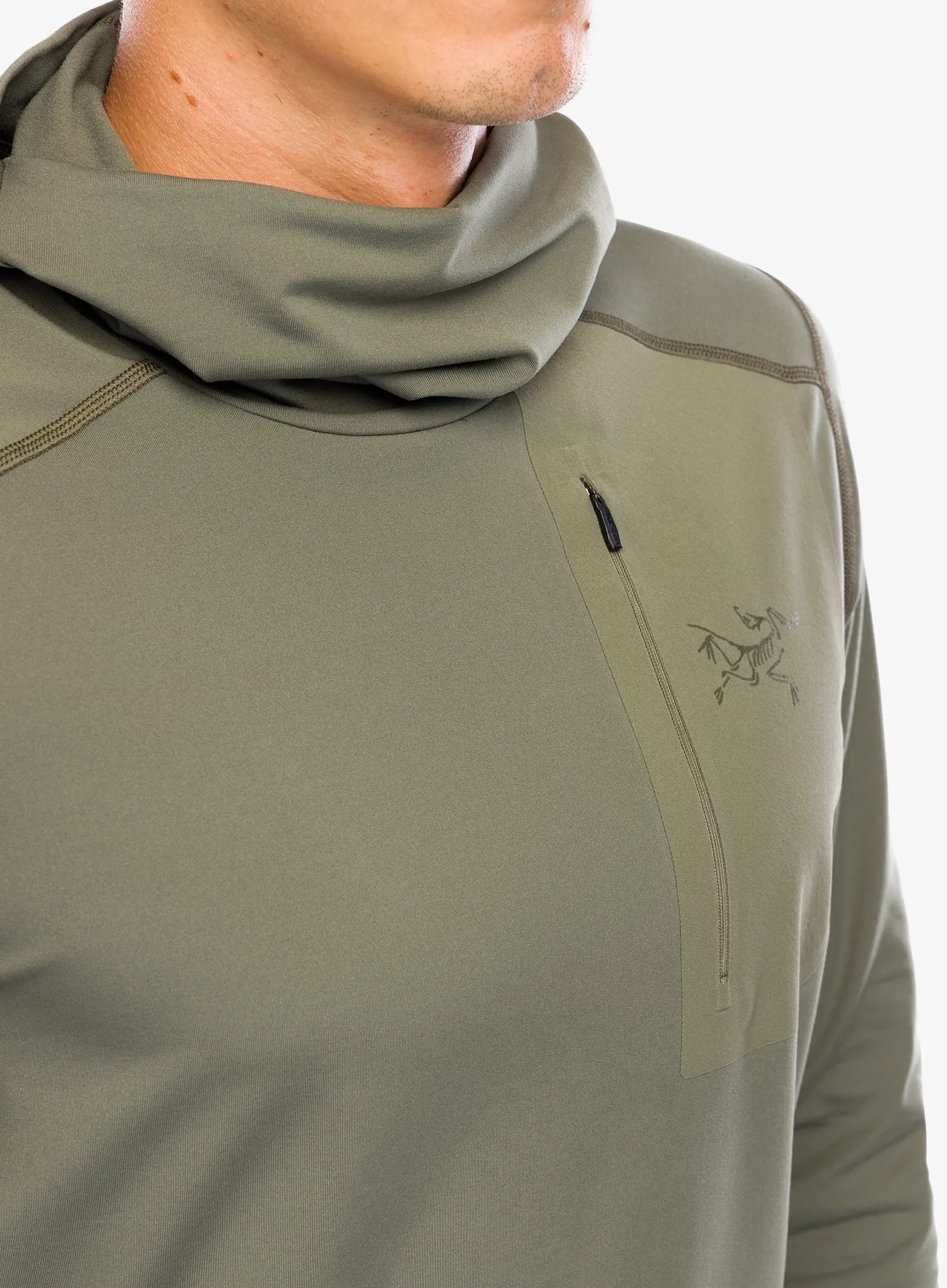 Funkční mikina Arcteryx Rho LT Hoody - forage