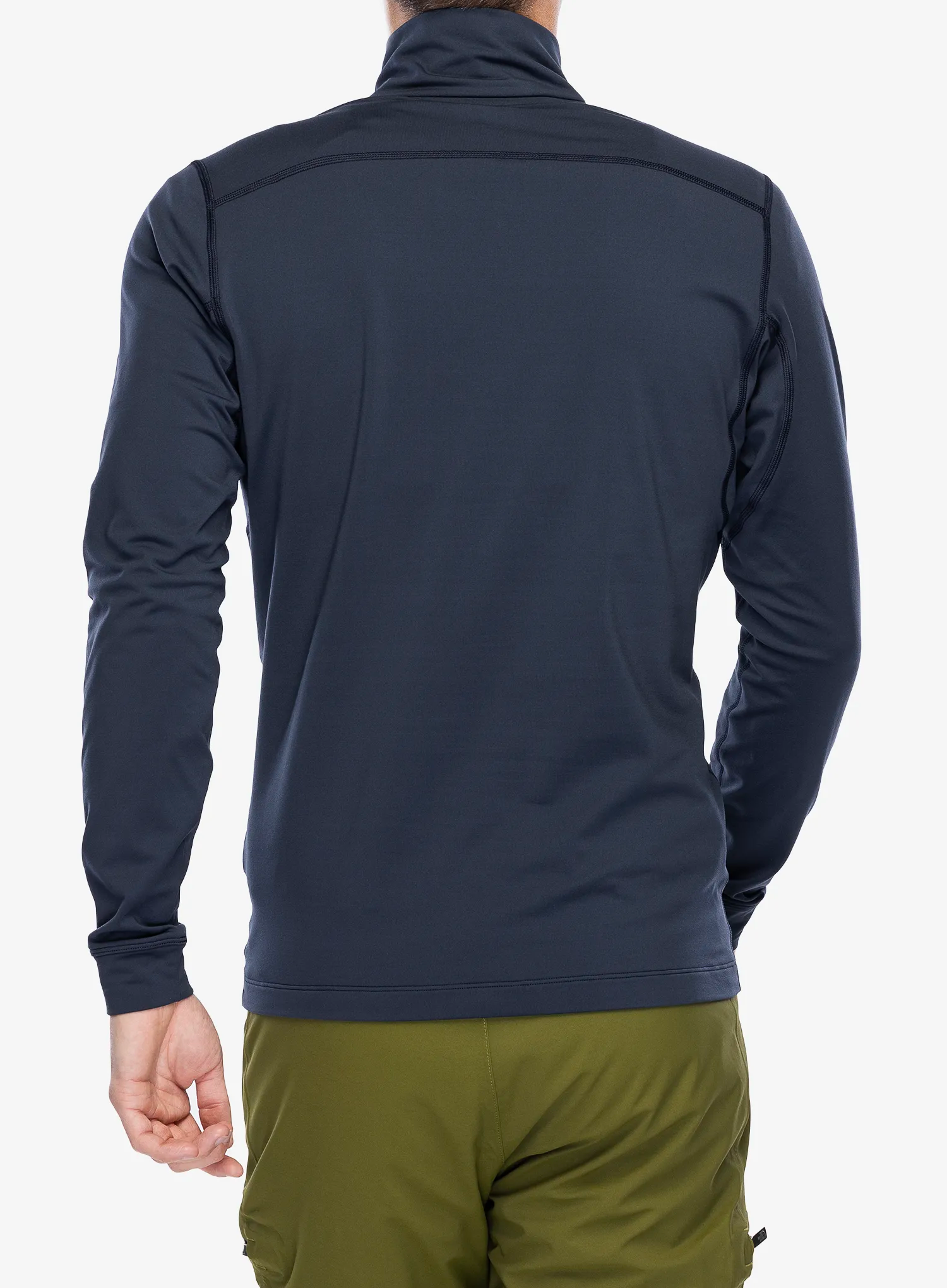 Funkční mikina Arcteryx Rho LT Zip Neck - black sapphire