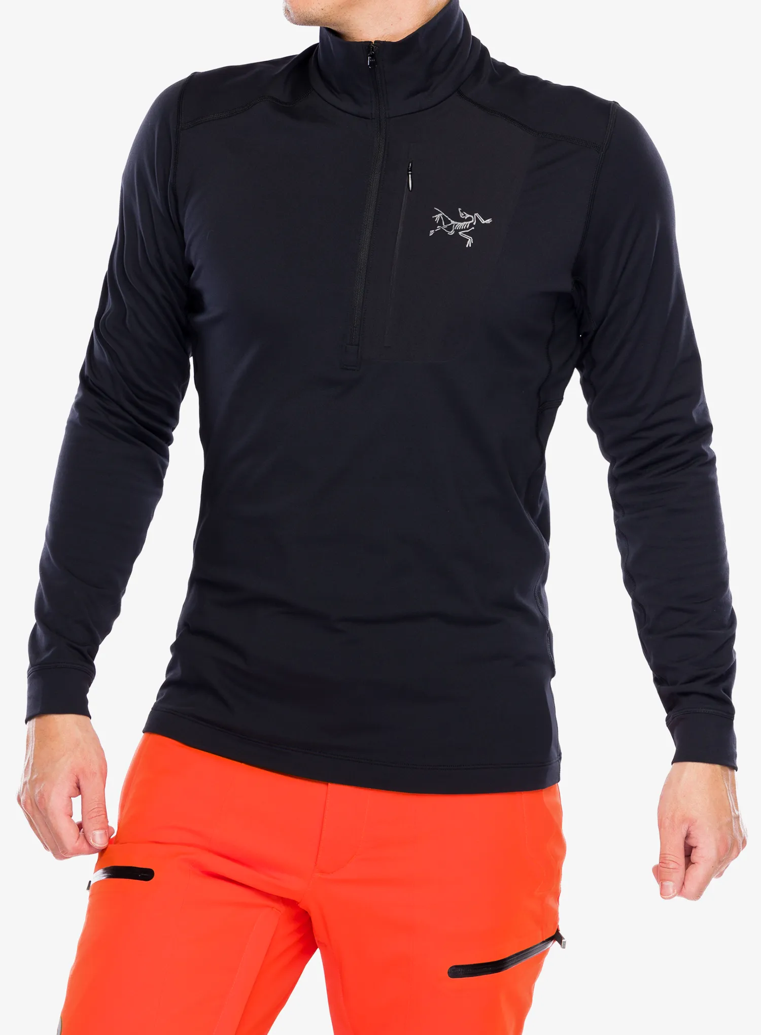 Funkční mikina Arcteryx Rho LT Zip Neck - blk