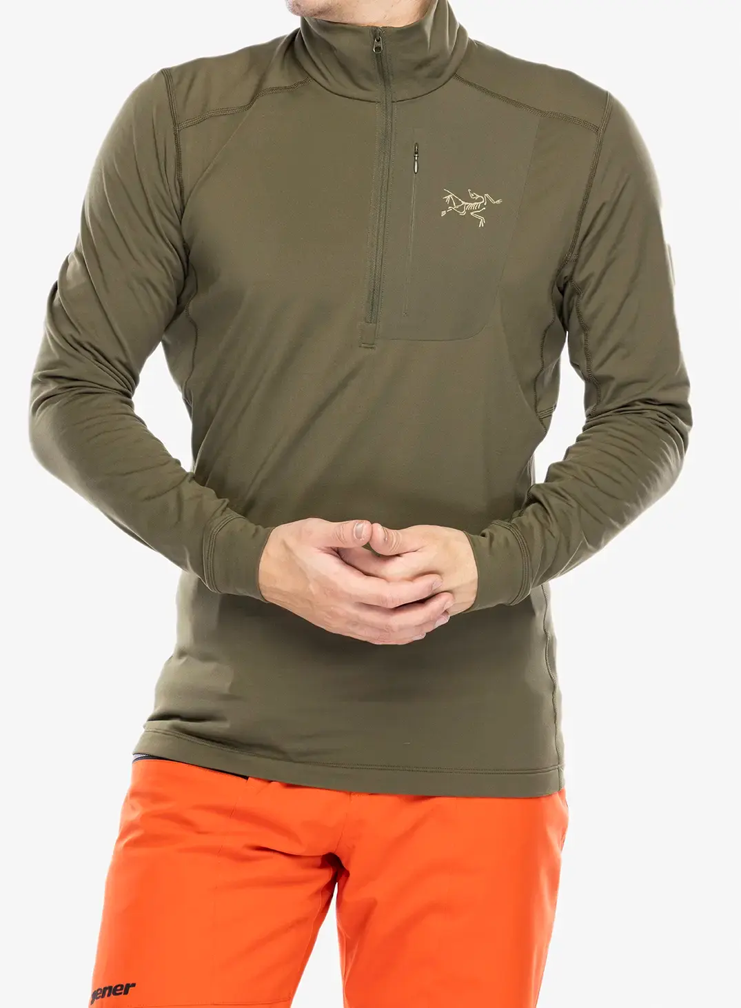 Funkční mikina Arcteryx Rho LT Zip Neck - tatsu