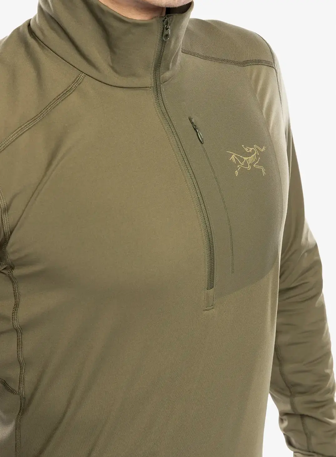 Funkční mikina Arcteryx Rho LT Zip Neck - tatsu