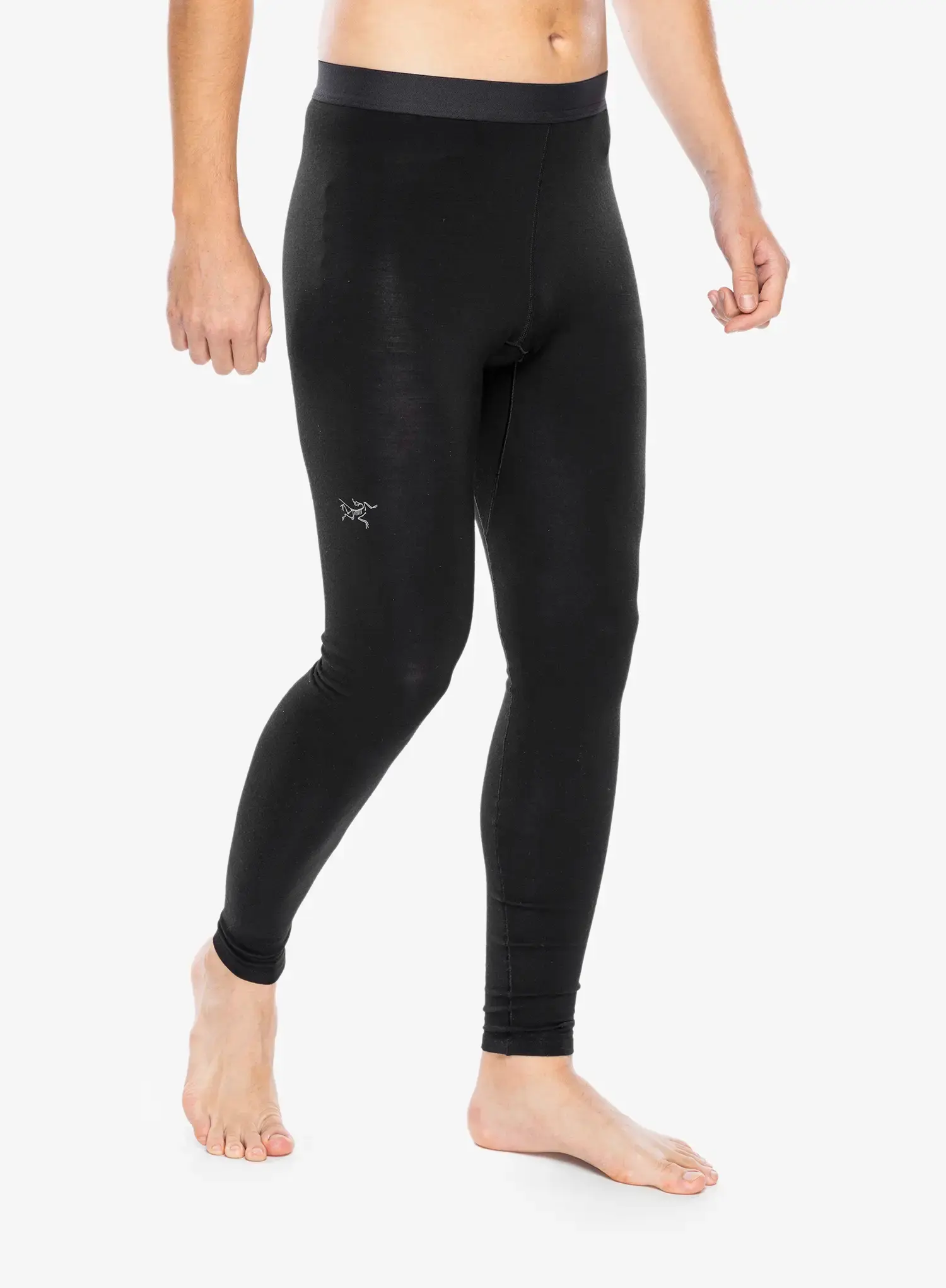 Termolegíny Arcteryx Rho Merino Wool Bottom - black