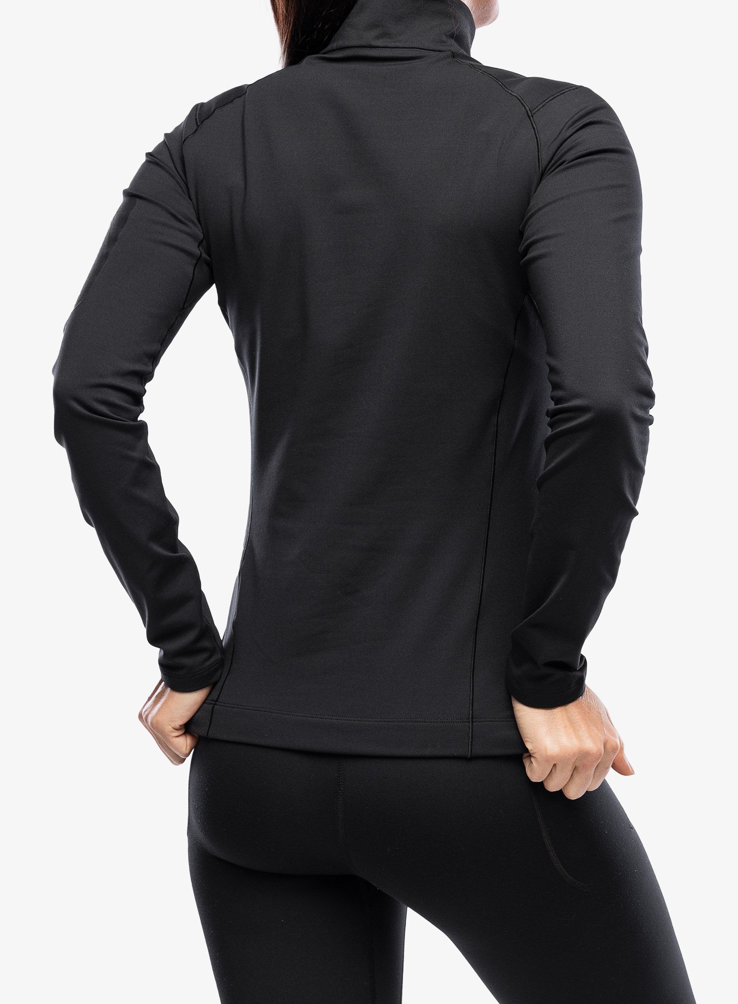 Dámská funkční mikina Arcteryx Rho Zip Neck - black