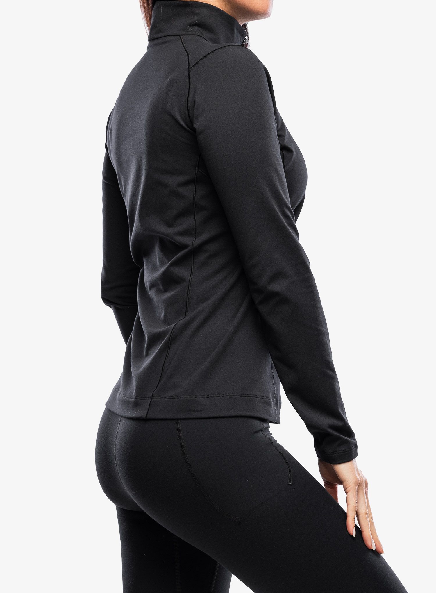 Dámská funkční mikina Arcteryx Rho Zip Neck - black