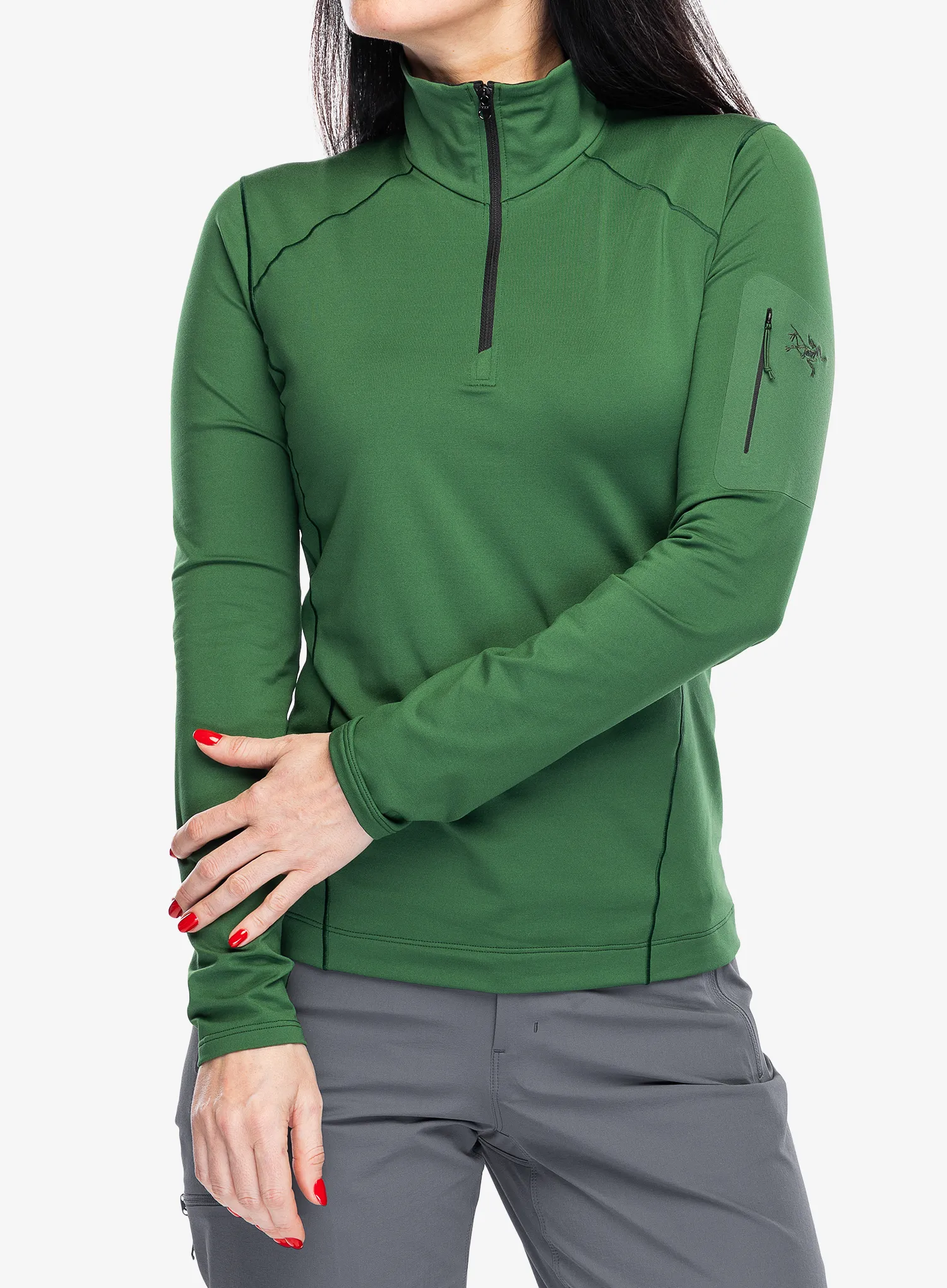 Dámská funkční mikina Arcteryx Rho Zip Neck - eden
