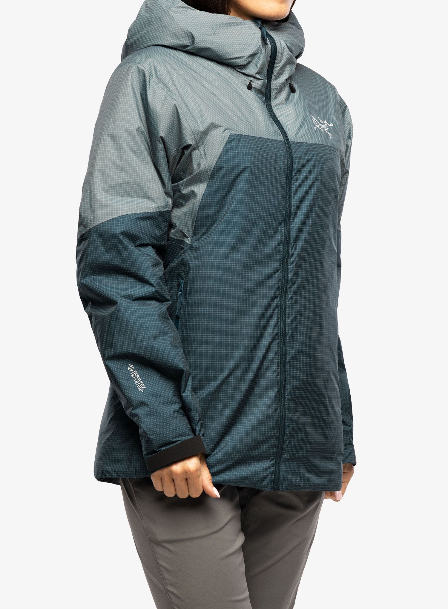 Zateplená bunda dámská Arcteryx Rush Insulated Jacket - labyrinth/dark immersion
