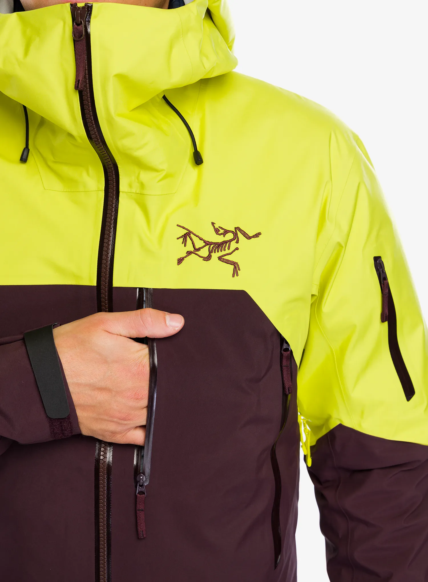 GORE TEX bunda Arcteryx Rush Jacket - euphoria/phantasm
