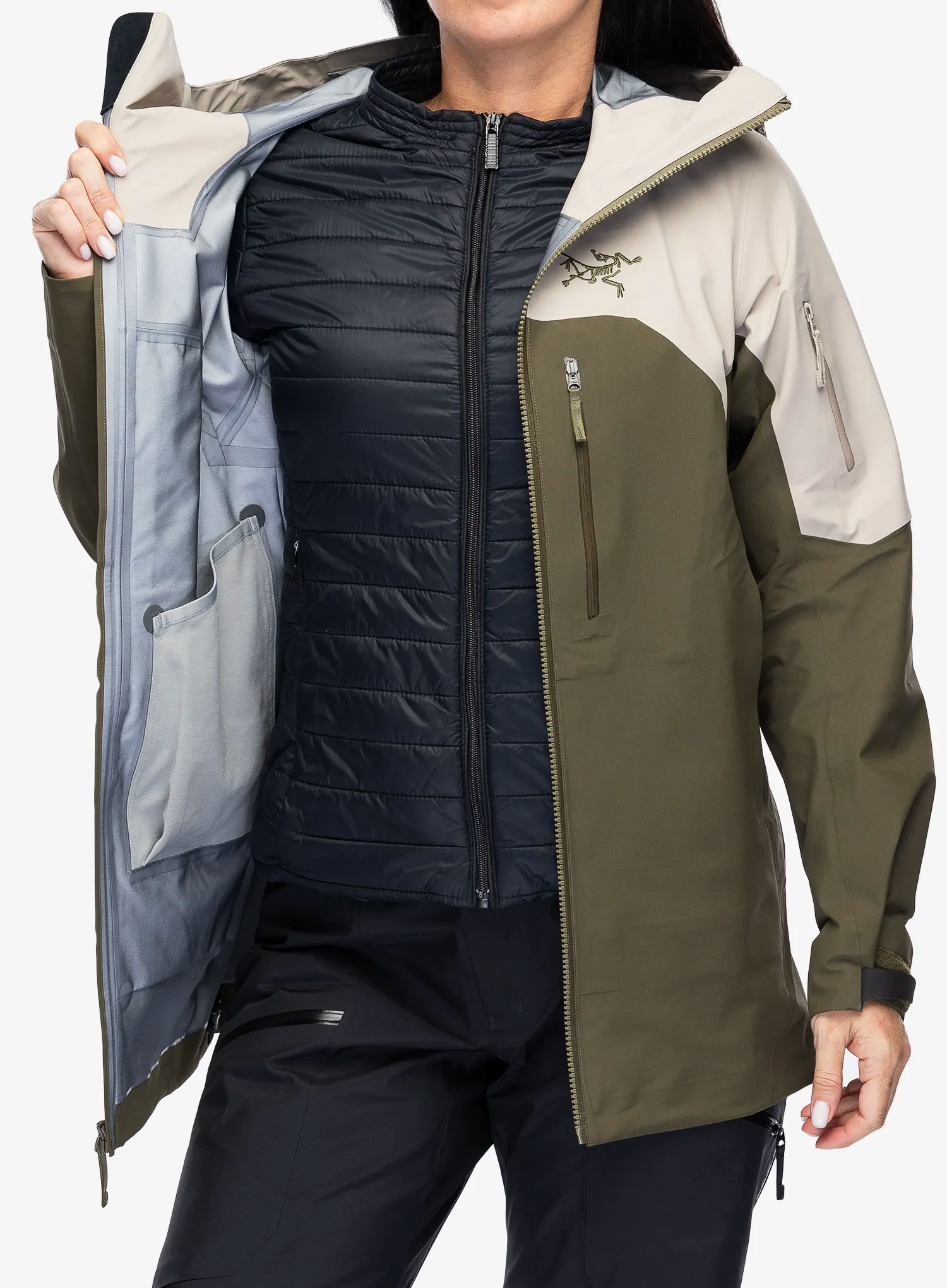 Dámská lyžařská bunda Arcteryx Rush Jacket - rune/tatsu/tatsu