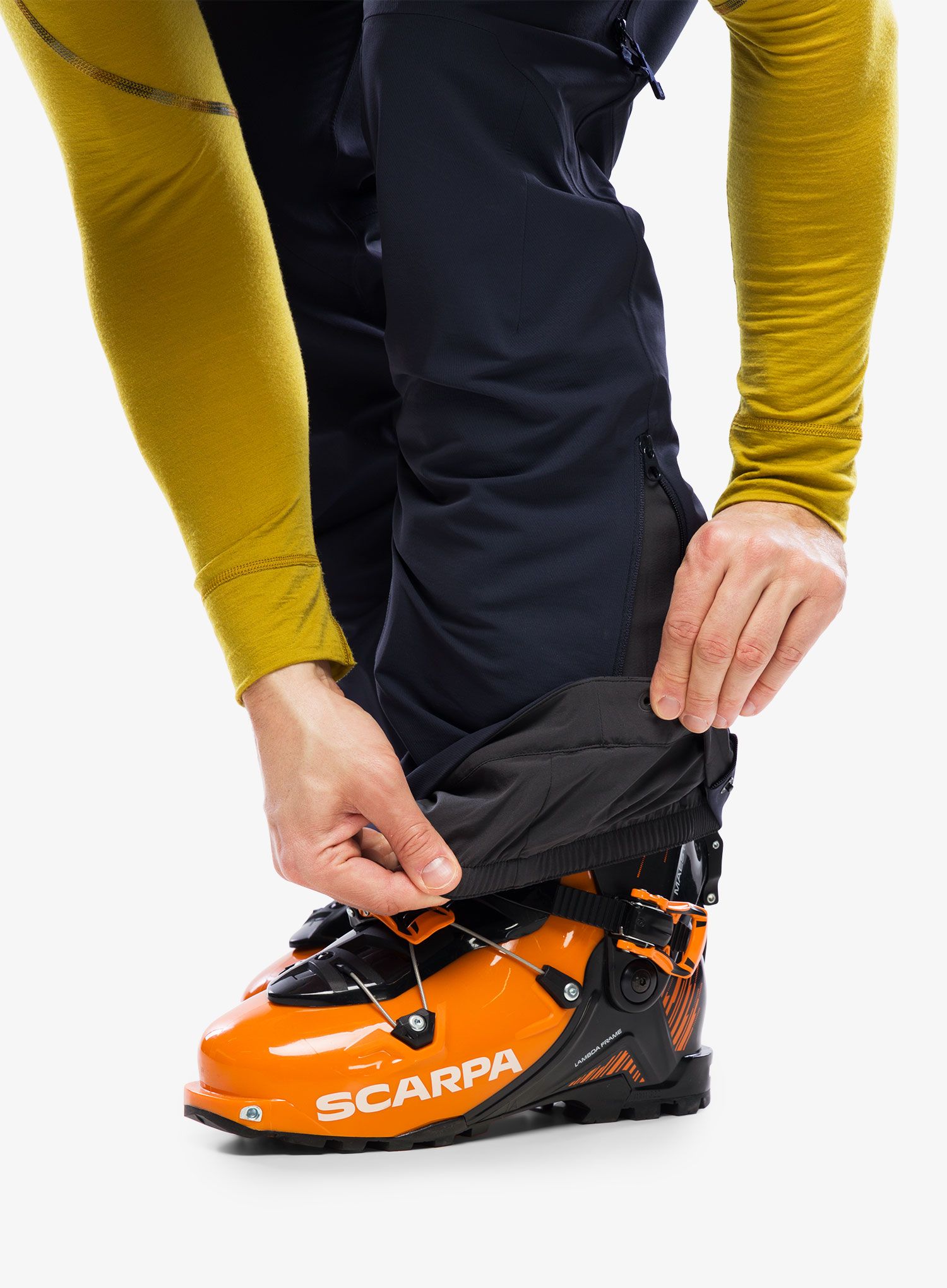 Softshell kalhoty Arcteryx Rush Softshell Pant - black sapphire