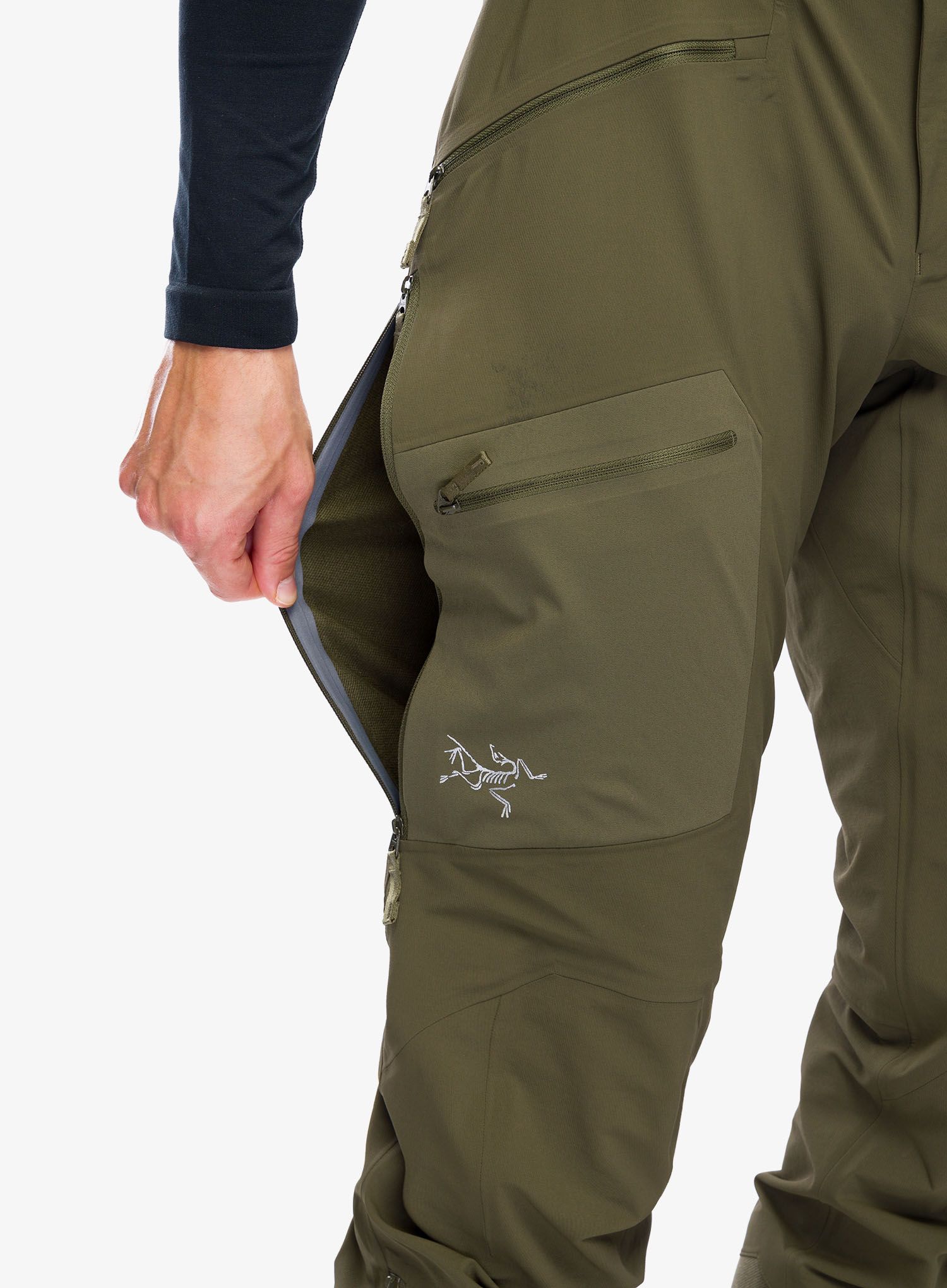 Skialpové kalhoty Arcteryx Rush Softshell Pant - tatsu