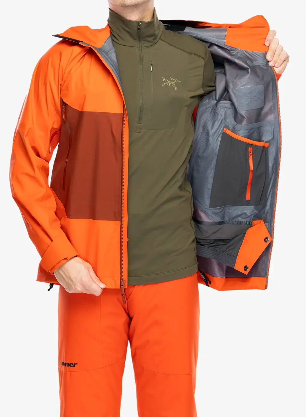 Lyžařská bunda Arcteryx Sabre Jacket - solaris/sequoia