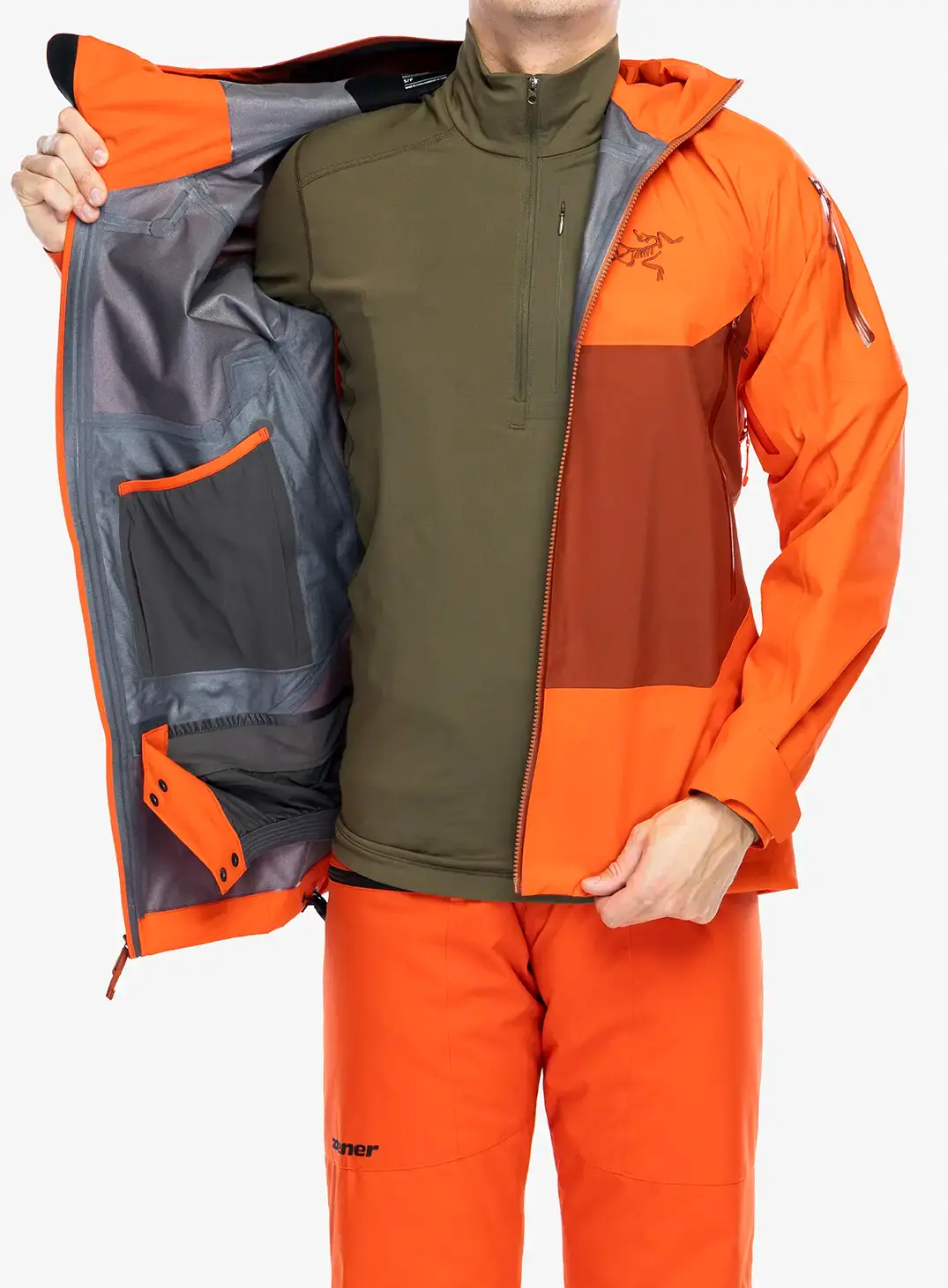 Lyžařská bunda Arcteryx Sabre Jacket - solaris/sequoia