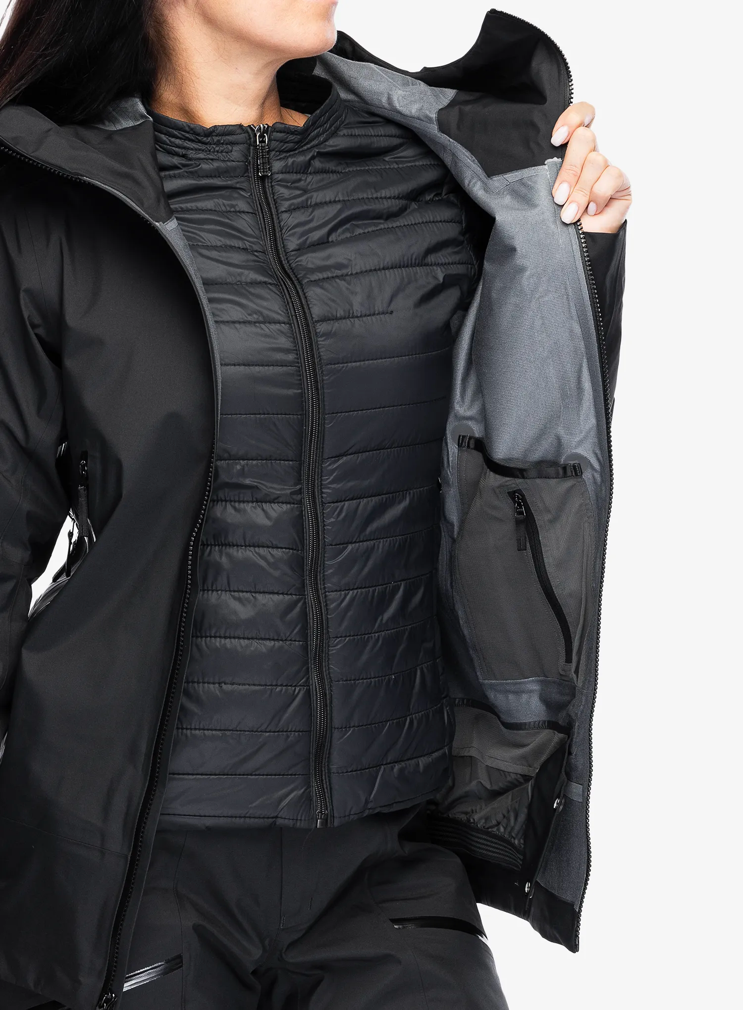 Dámská nepromokavá bunda s membránou Arcteryx Sentinel Jacket - black
