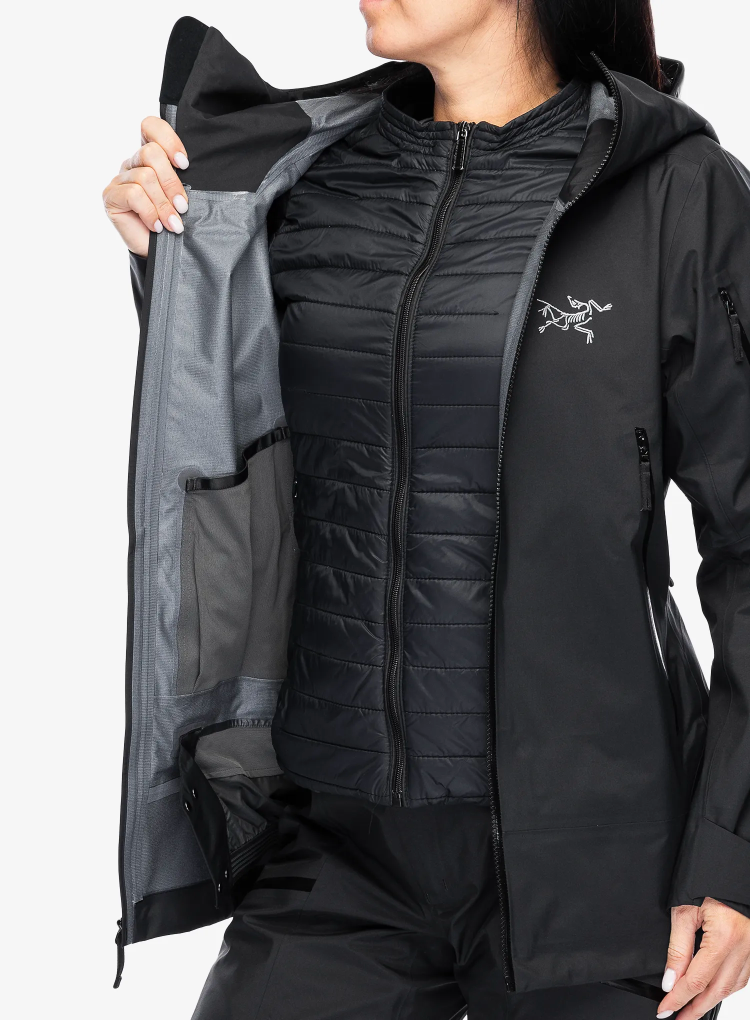 Dámská nepromokavá bunda s membránou Arcteryx Sentinel Jacket - black
