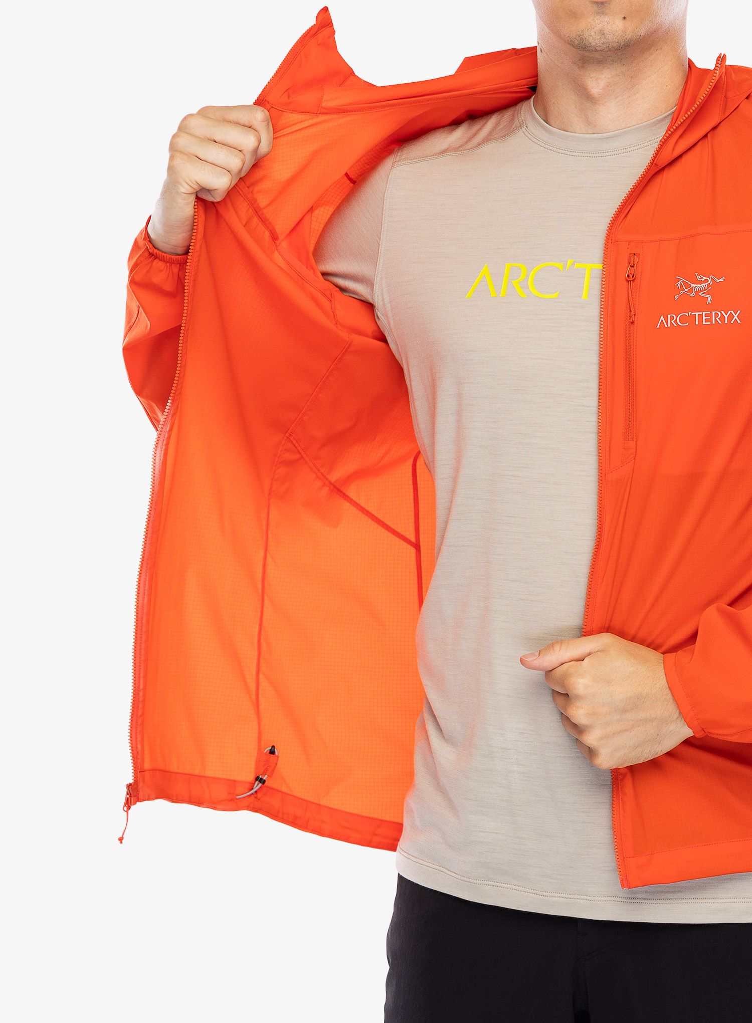 Větrovka Arcteryx Squamish Hoody - solaris