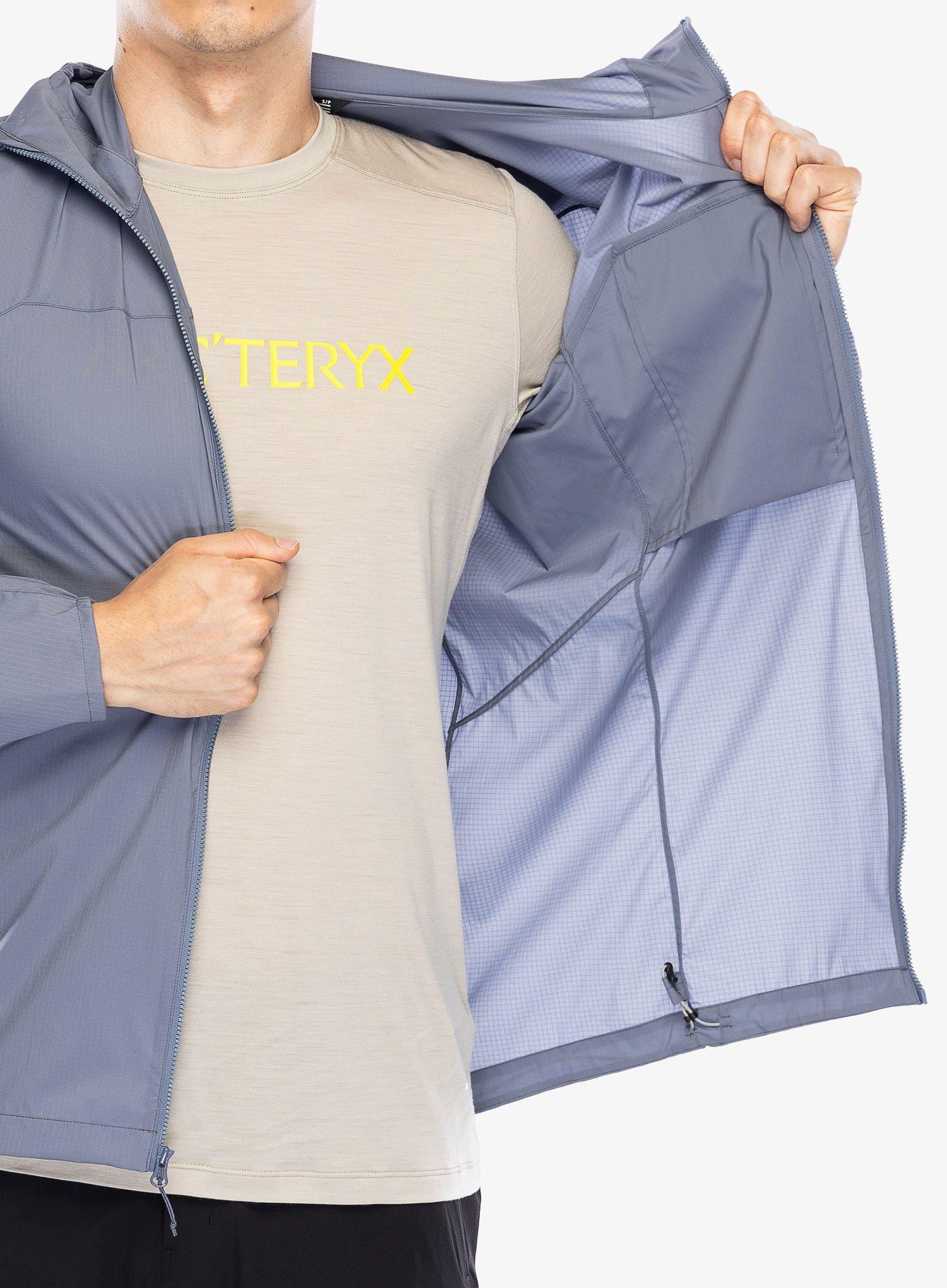Větrovka Arcteryx Squamish Hoody - stratus
